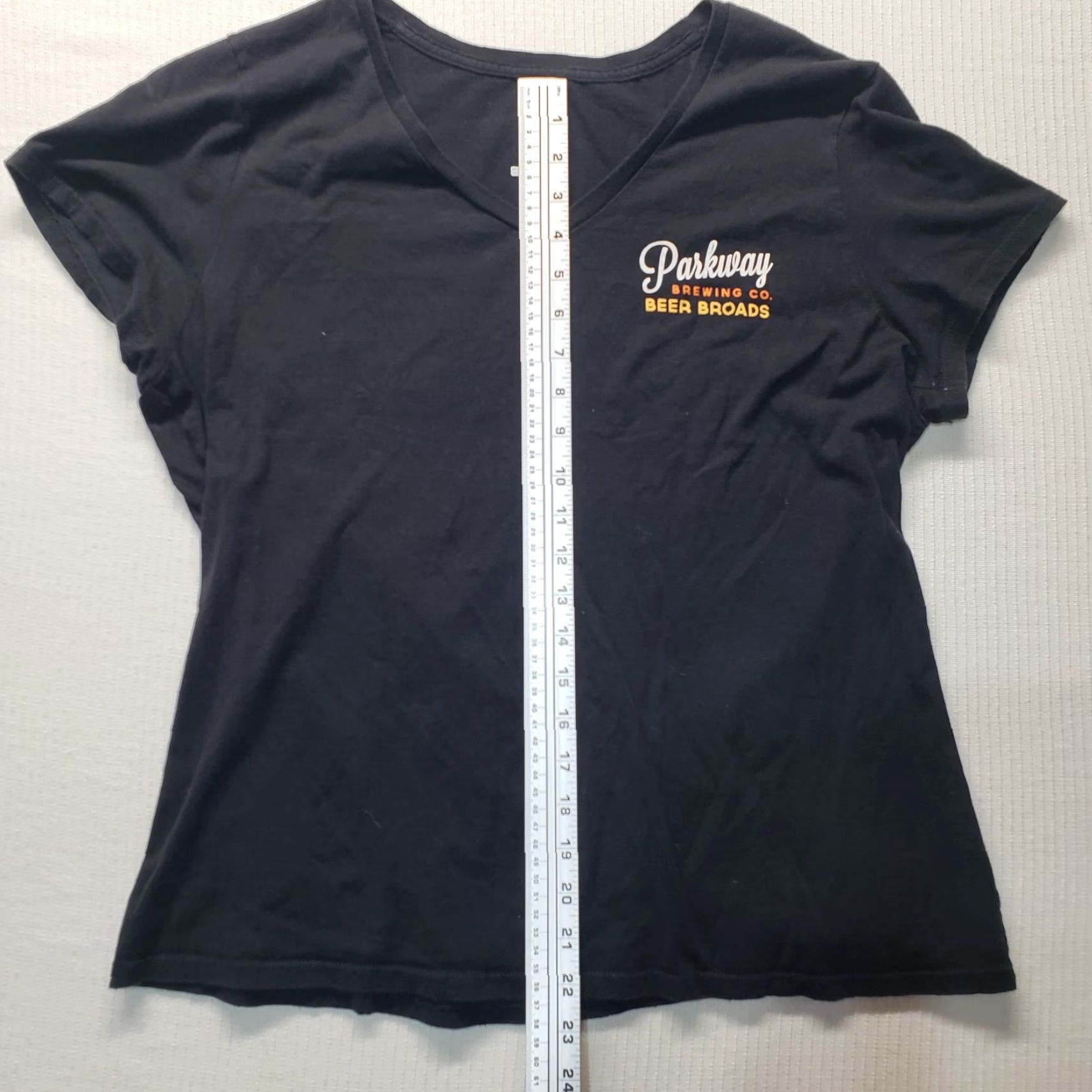 CO Parkway Brewing Co Beer Broads Black Short Sleeve Adult Women's XL Shirt Size 40" / US 18 - 6 Thumbnail
