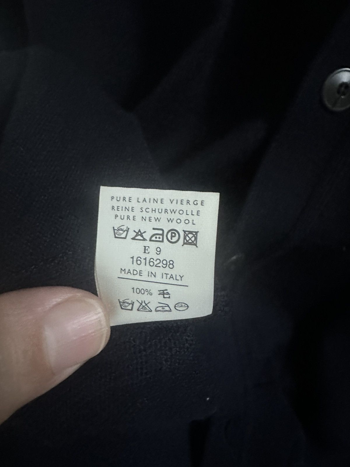 Dalmine Dalmine Uomo Virgin Wool Cardigan – made in Italy (Woolmark) Size US S / EU 44-46 / 1 - 4 Thumbnail