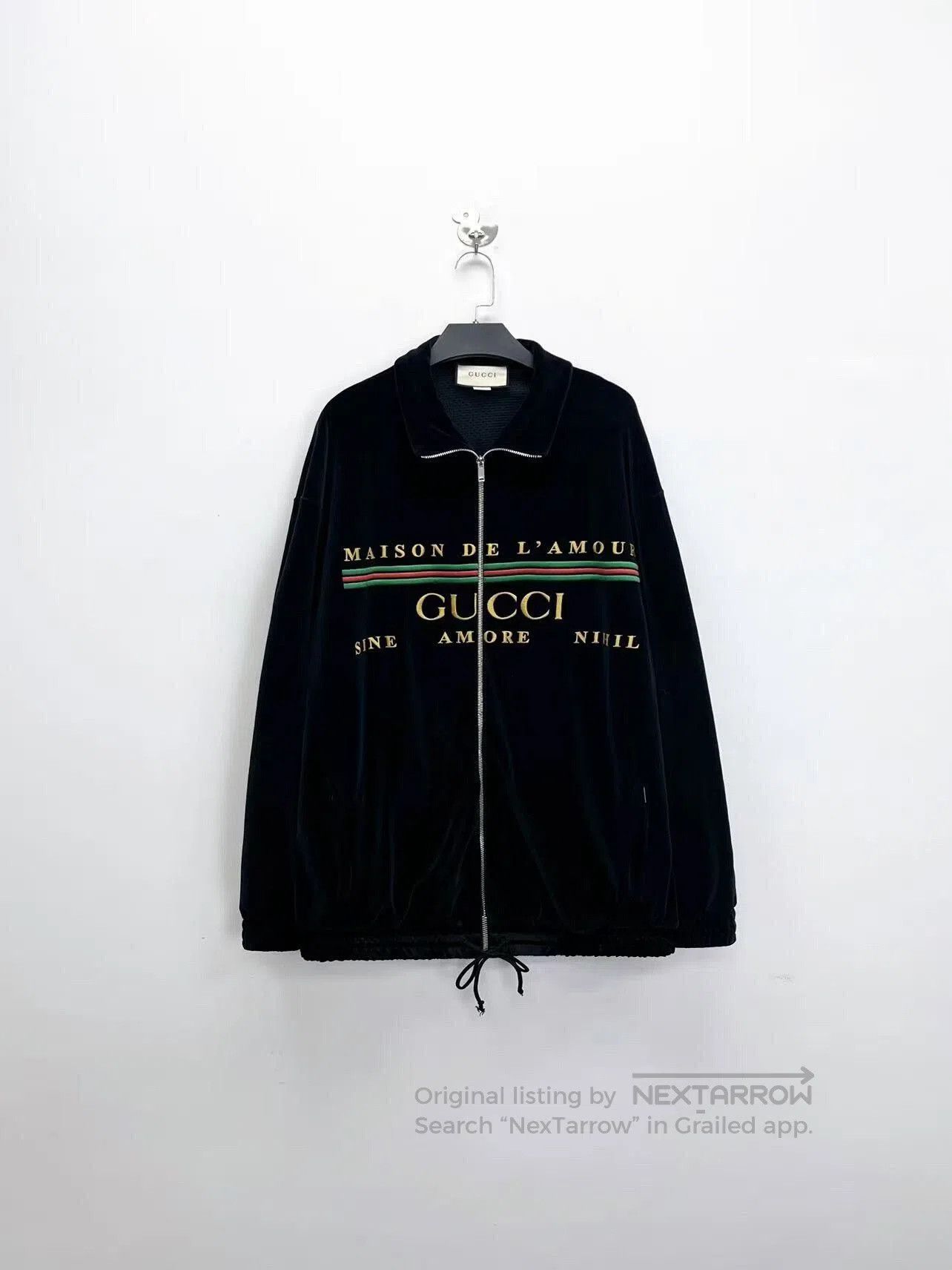 Gucci gucci black velvet zip. Size US XXL / EU 58 / 5 - 1 Thumbnail