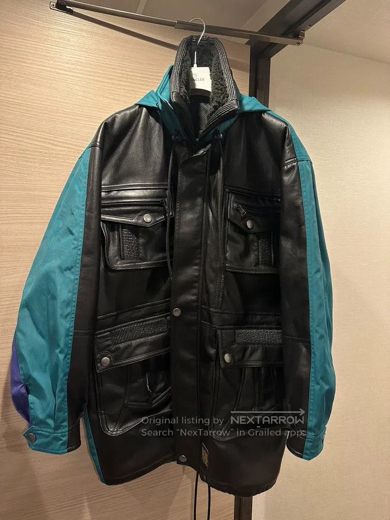 Martine Rose Martine Rose Autumn and Winter Patchwork Leather Jacket Size US S / EU 44-46 / 1 - 1 Thumbnail