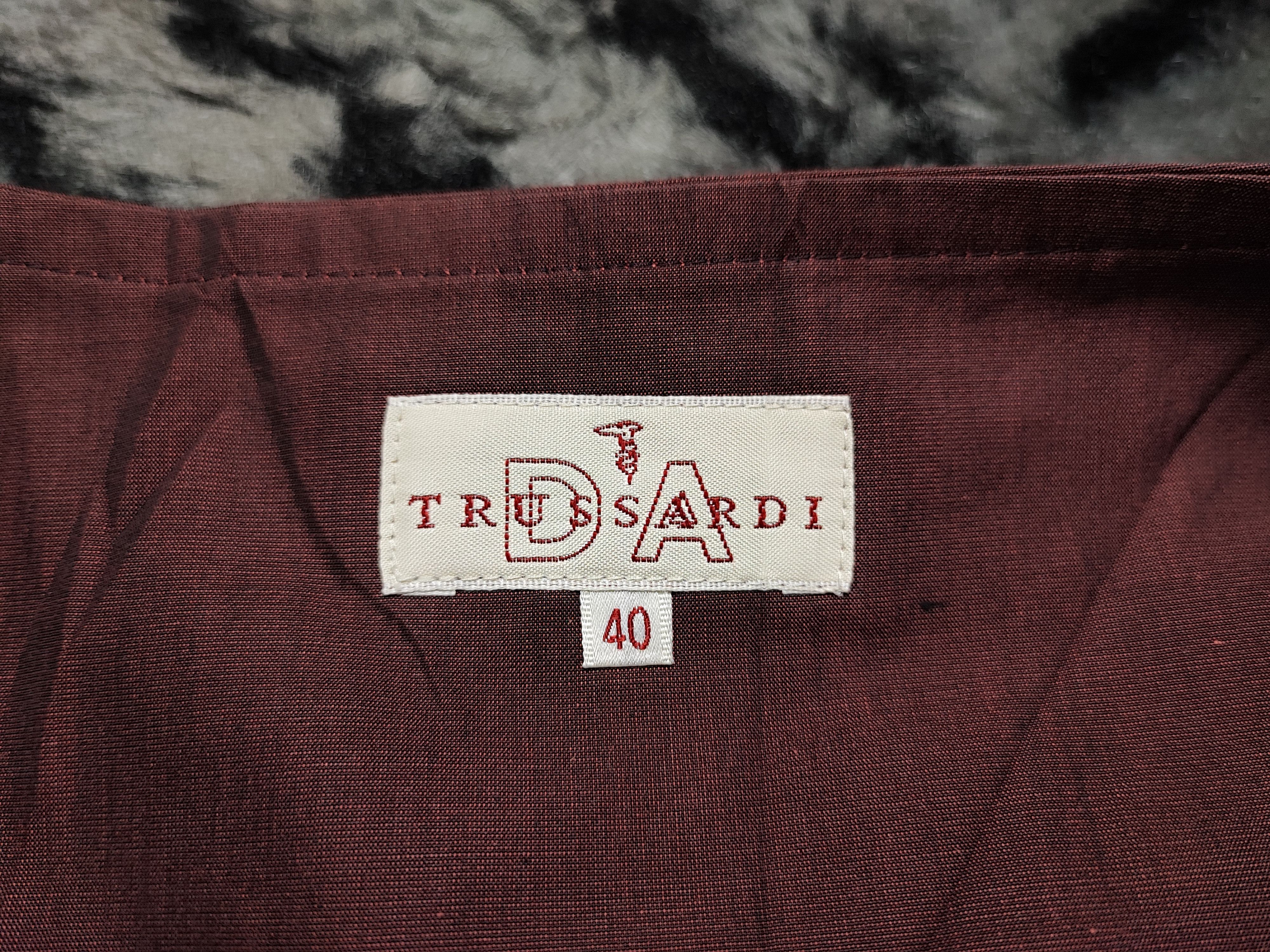 Trussardi Trussardi Mini Skirt Shining Velvet Size 26" / US 2 / IT 38 - 9 Thumbnail