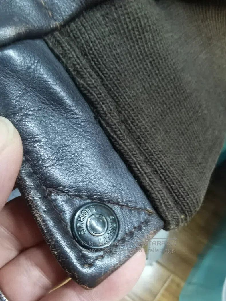 Schott Schott Vintage A2 horseskin flight jacket Size US XL / EU 56 / 4 - 4 Thumbnail