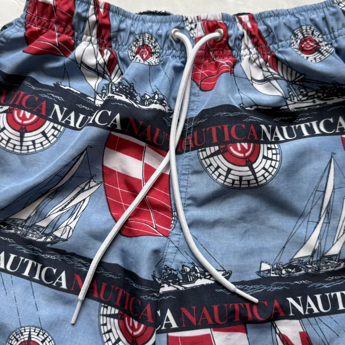 Nautica Nautica Swim Trunks Sailing Print Red Blue – Size XS Size US 28 / EU 44 - 4 Thumbnail