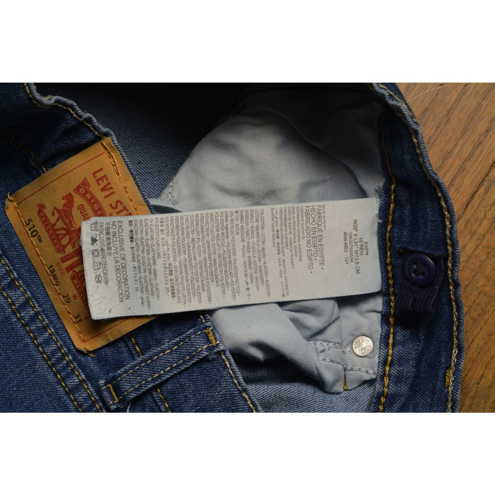 Levi's Levi's 510 Skinny Fit Jeans - W29 L31 - Great Condition! Size US 29 - 2 Thumbnail