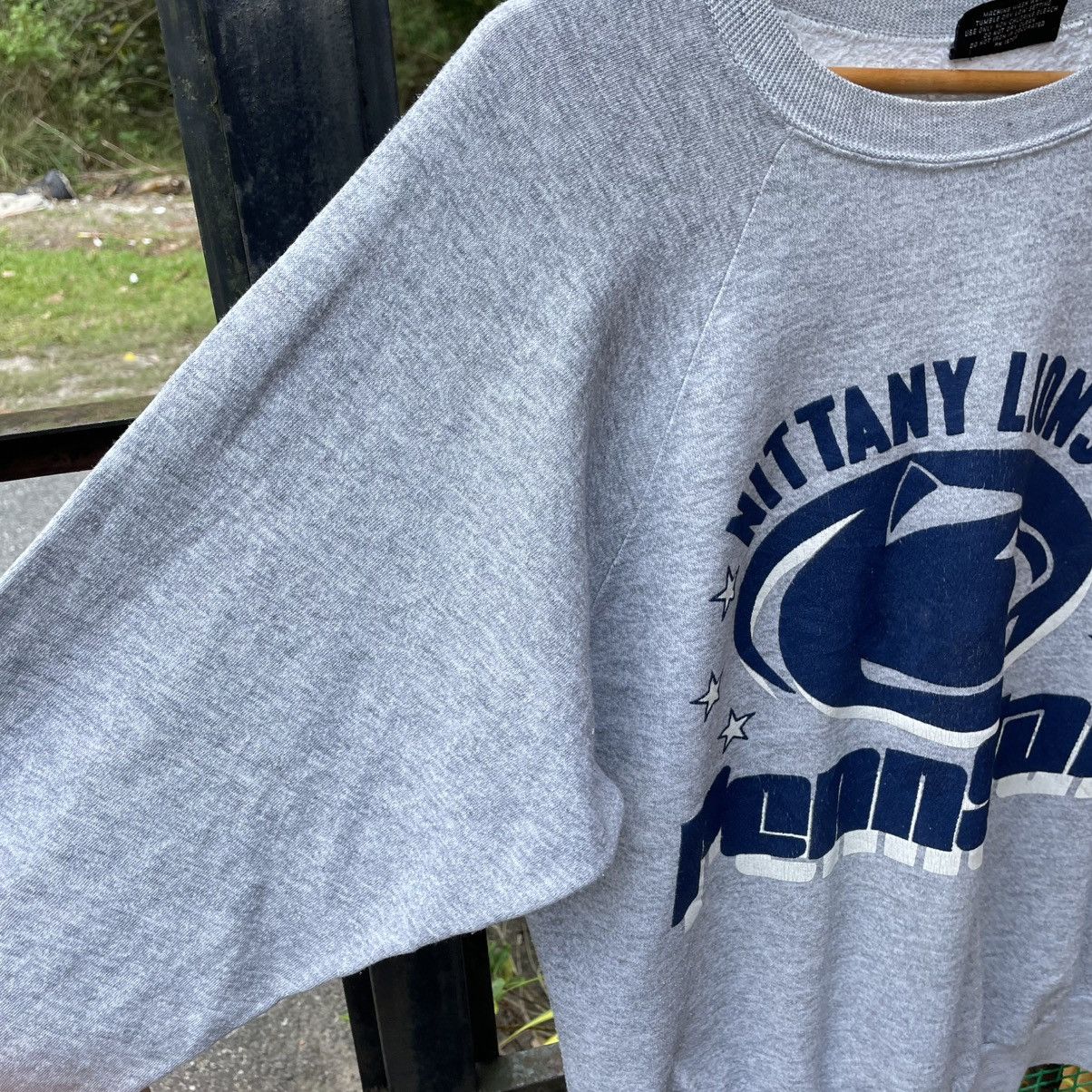 Vintage 🔥Vintage 90s Nittany Lions Pennstate Big Logo Sweatshirts Size US M / EU 48-50 / 2 - 6 Thumbnail