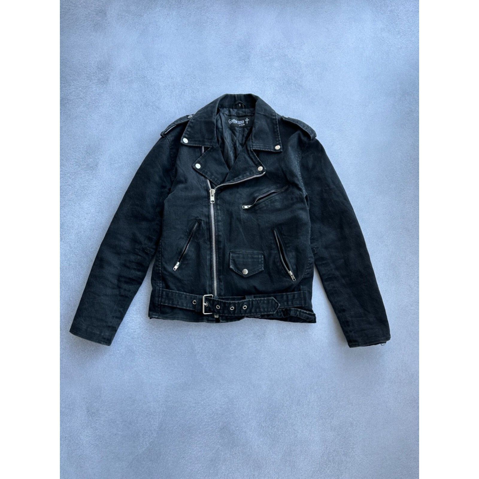 Vintage VTG Ghoticana by Emp Denim Rock Gotic Bomber Jacket Size US S / EU 44-46 / 1 - 1 Thumbnail