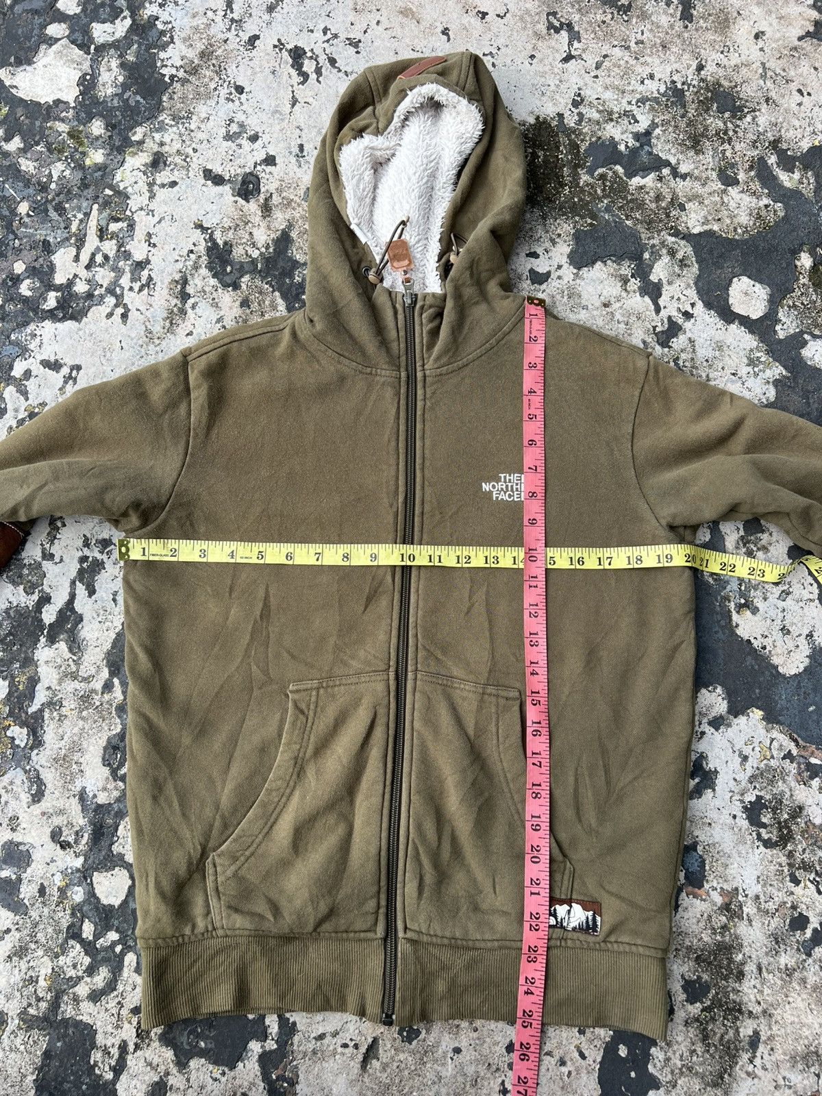 The North Face North Face Brown Beige Front Zip Fleece Lining Sweat Hoodie Size US XS / EU 42 / 0 - 6 Thumbnail