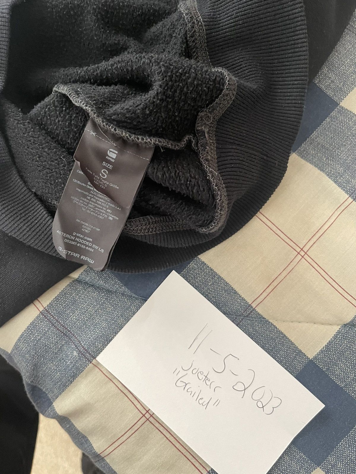 G-Star G Star Raw Black Hoodie Size US S / EU 44-46 / 1 - 4 Thumbnail