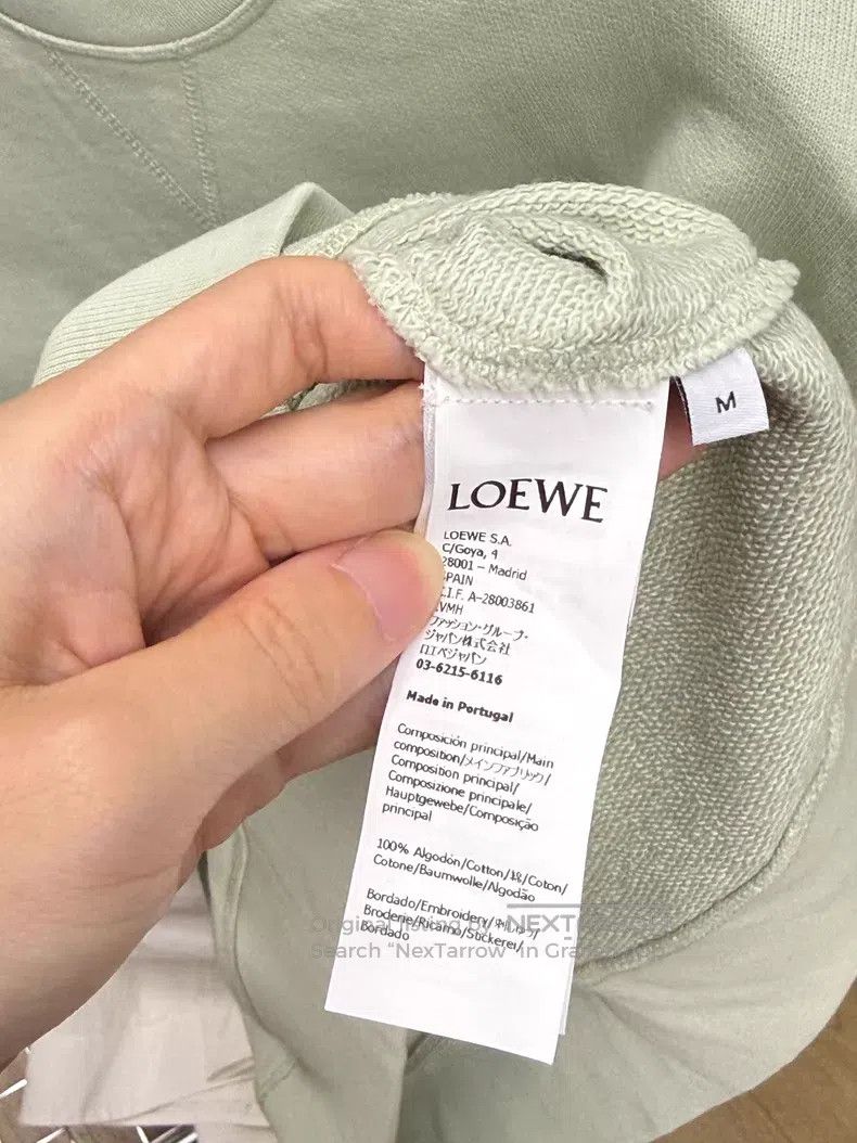 Loewe Loewe Embroidered Sweatshirt with Logo Slogan Size M / US 6-8 / IT 42-44 - 4 Thumbnail