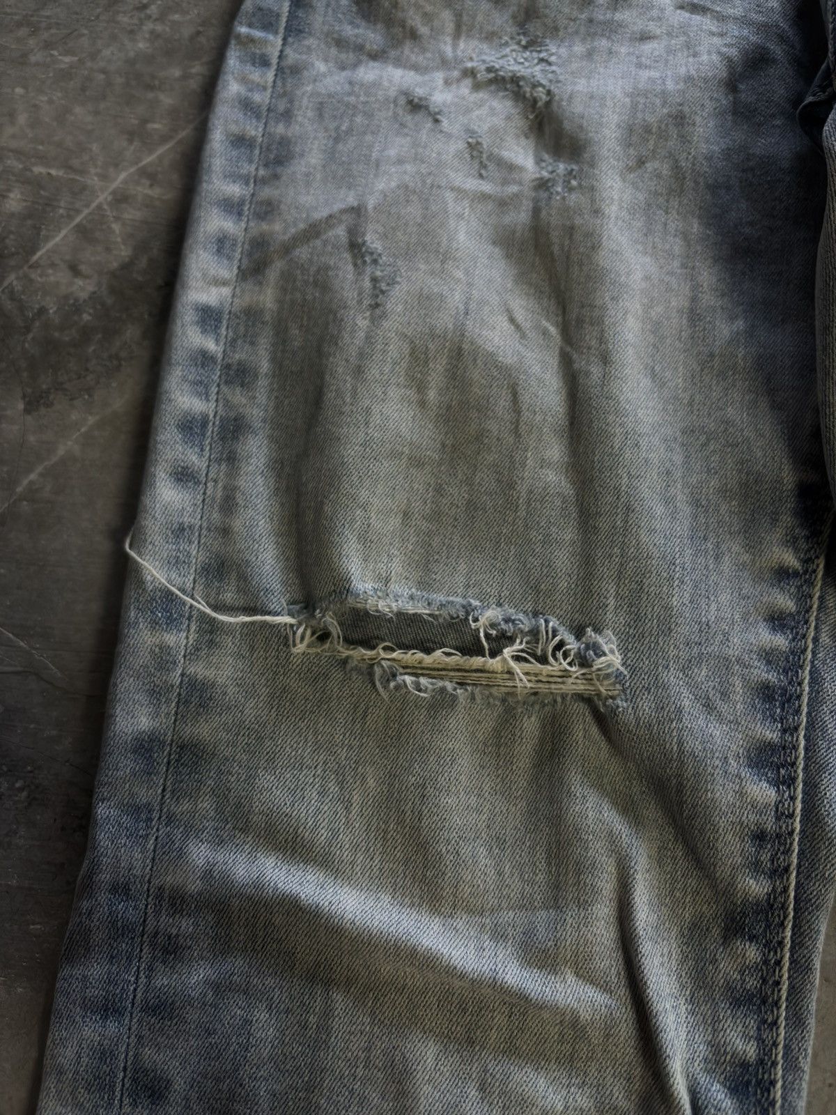 GOSTAR DE FUGA GOSTAR DE FUGA skinny slim distressed japanese jeans punk Size US 33 - 11 Thumbnail