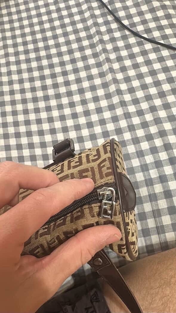 Fendi Vintage 90s Fendi Monogramm Bag Rare Size ONE SIZE - 2 Thumbnail