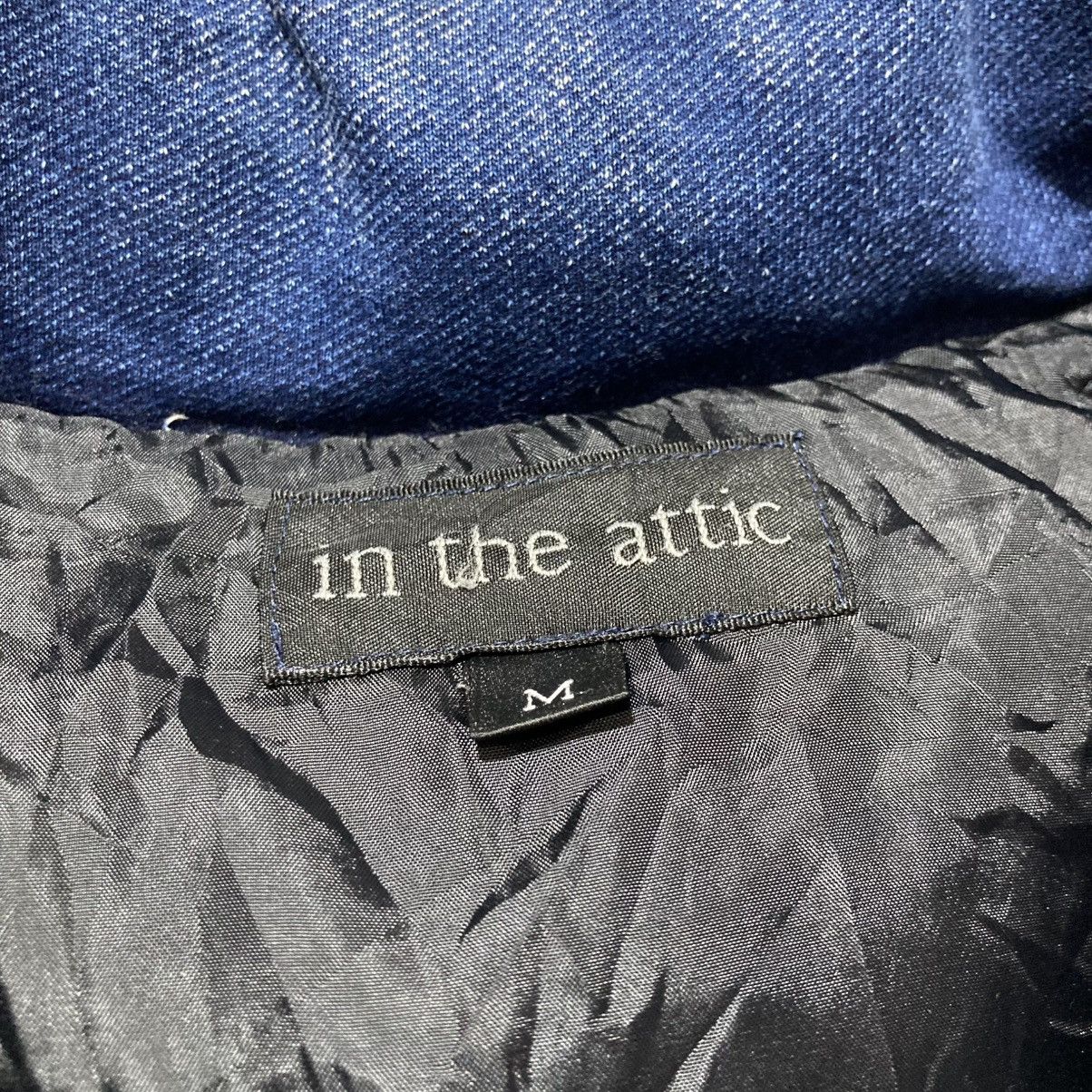 In The Attic 2000s In The Attic Distressed Puffer Down Vest Blue Jeans Size US M / EU 48-50 / 2 - 15 Thumbnail