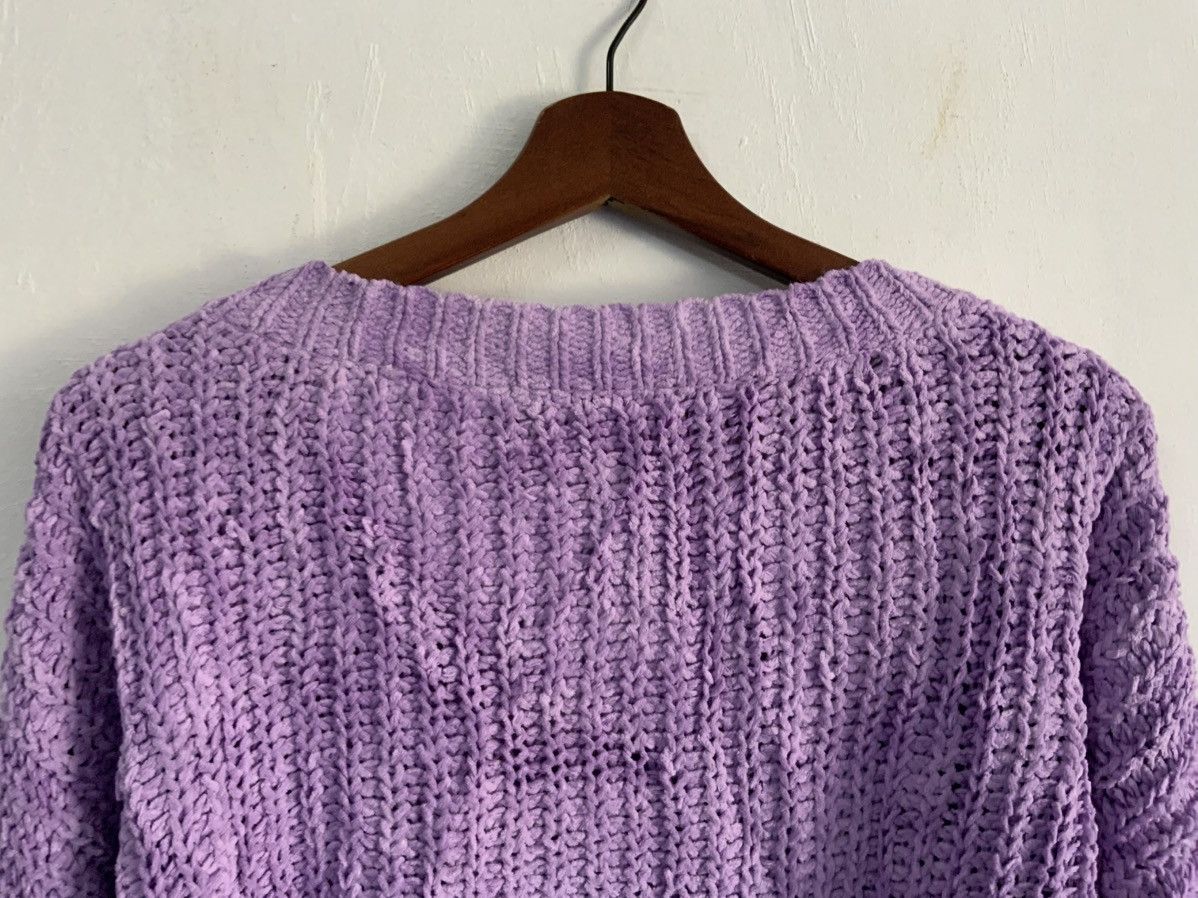Japanese Brand Jeansis Handknit Pink Knitwear Size US L / EU 52-54 / 3 - 6 Thumbnail