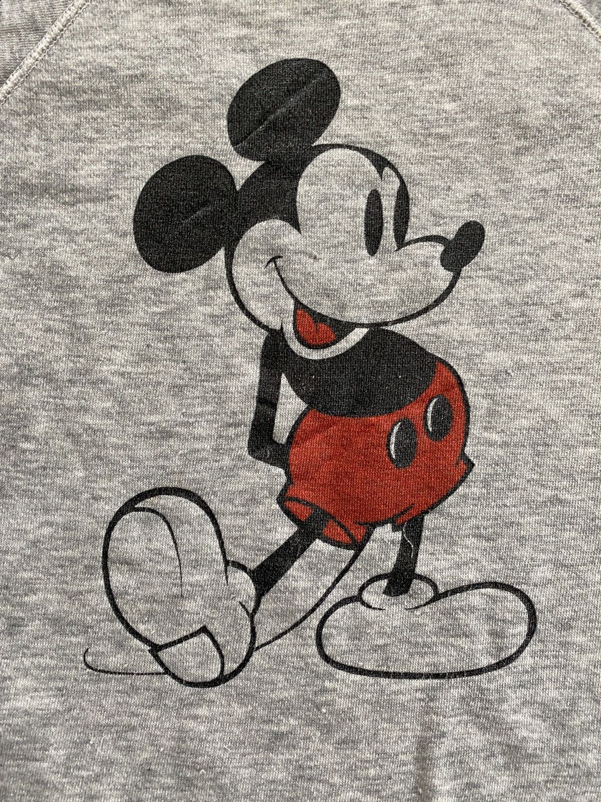 Disney × Mickey Mouse × Vintage Vintage 80’s Mickey Mouse Grey Raglan Crewneck Sweatshirt Size US M / EU 48-50 / 2 - 3 Thumbnail