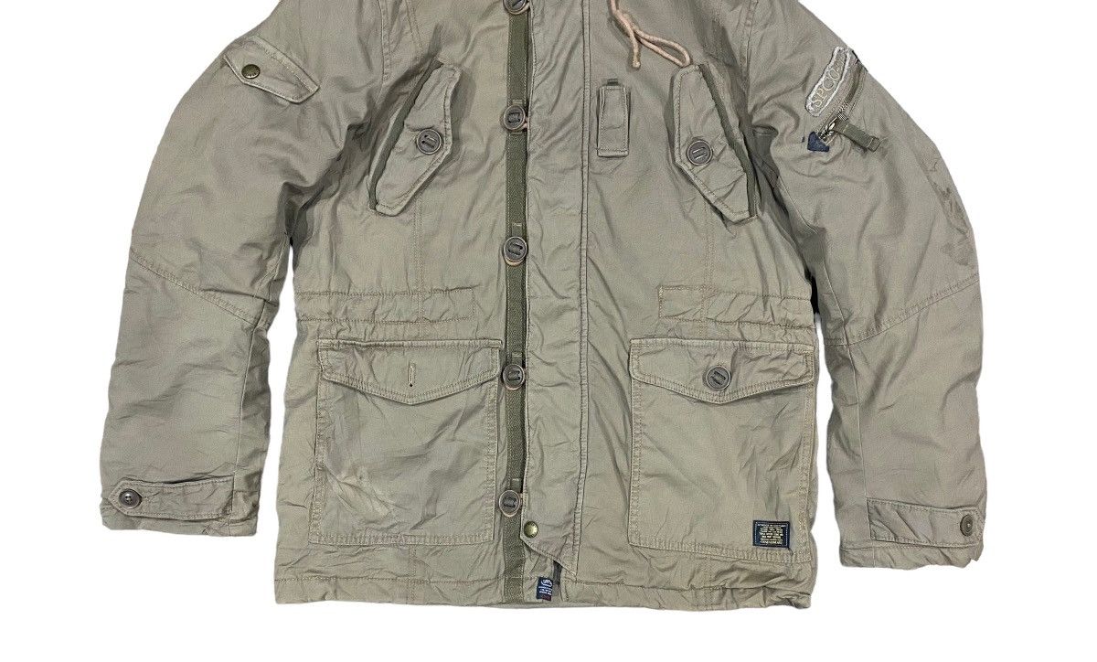 Vintage Surplus Double Coat Hoodie Heavy Jacket (XL) Size US XL / EU 56 / 4 - 5 Thumbnail