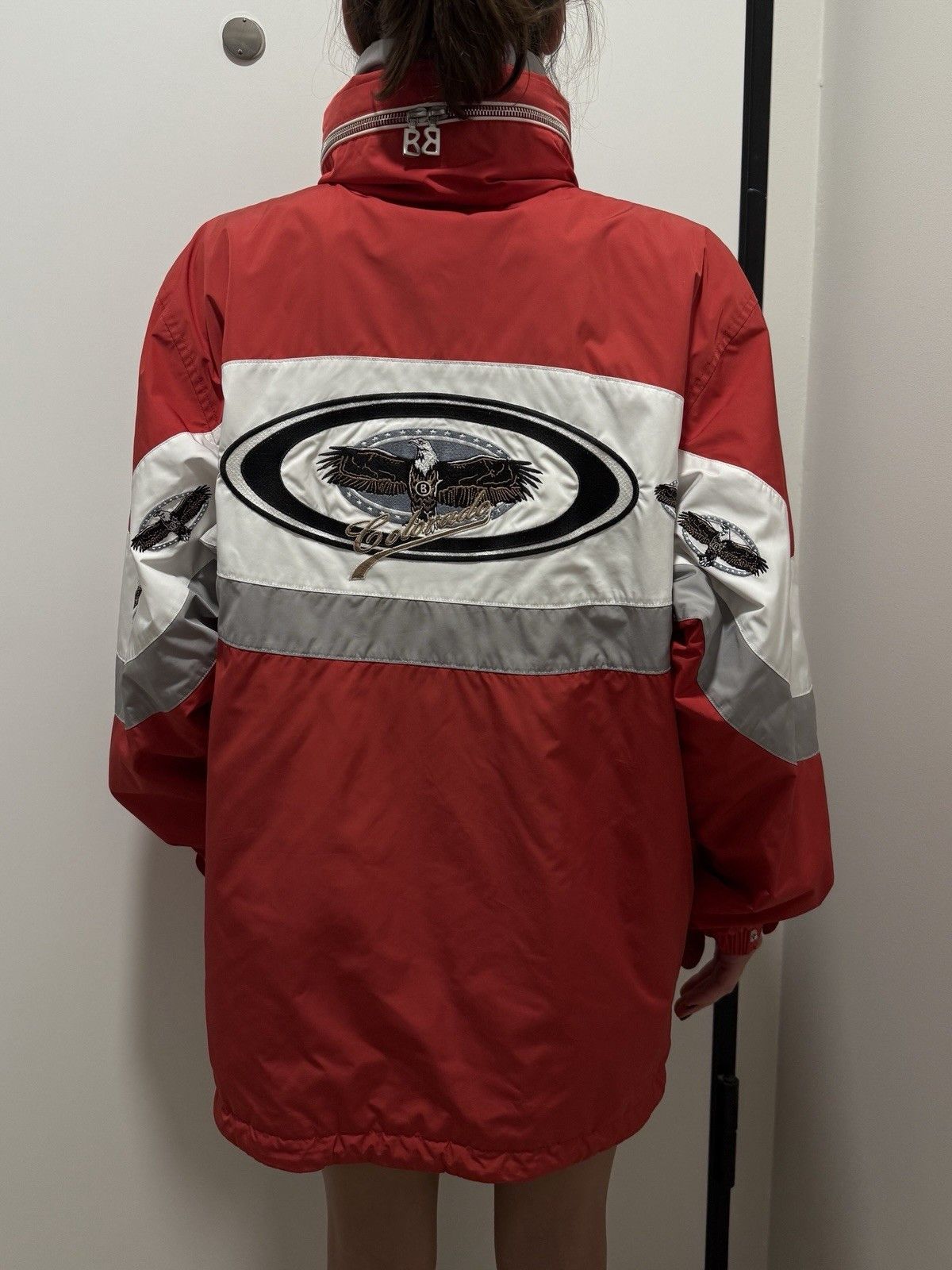 Bogner Vintage Womens Bogner Goan Thylmann Winter Ski Jacket Eagle Size XS / US 0-2 / IT 36-38 - 3 Thumbnail