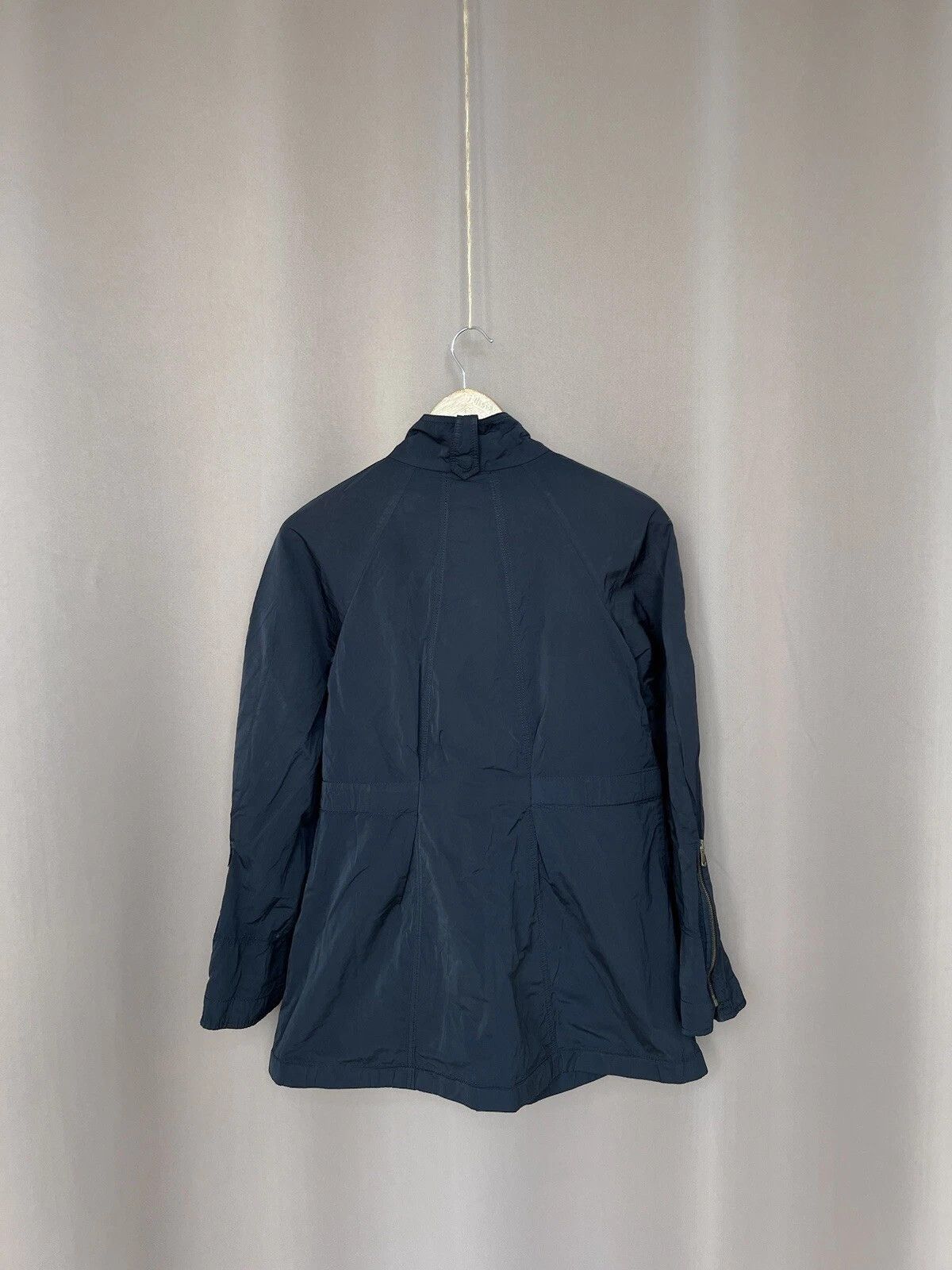 Brunello Cucinelli Brunello Cucinelli Jacket Womens Size 42 or M Navy Full Zip Size M / US 6-8 / IT 42-44 - 7 Thumbnail