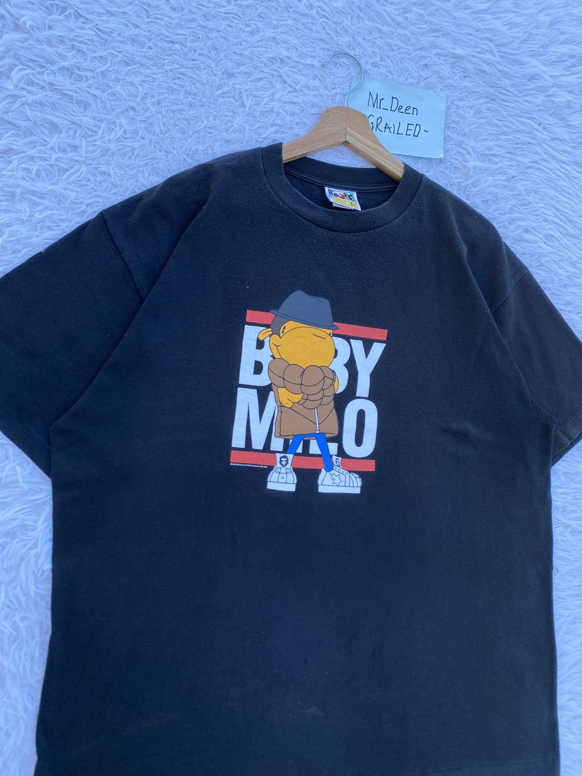 Bape Rare BAPE Baby Milo Printed XL size Tee Size US XL / EU 56 / 4 - 7 Thumbnail