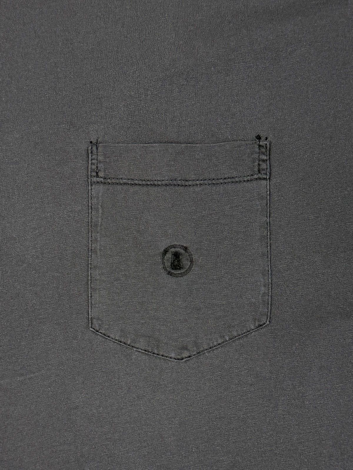 Vintage 1990’s Vintage Faded Grey Distressed Pocket Blank T-Shirt Size US XL / EU 56 / 4 - 6 Thumbnail