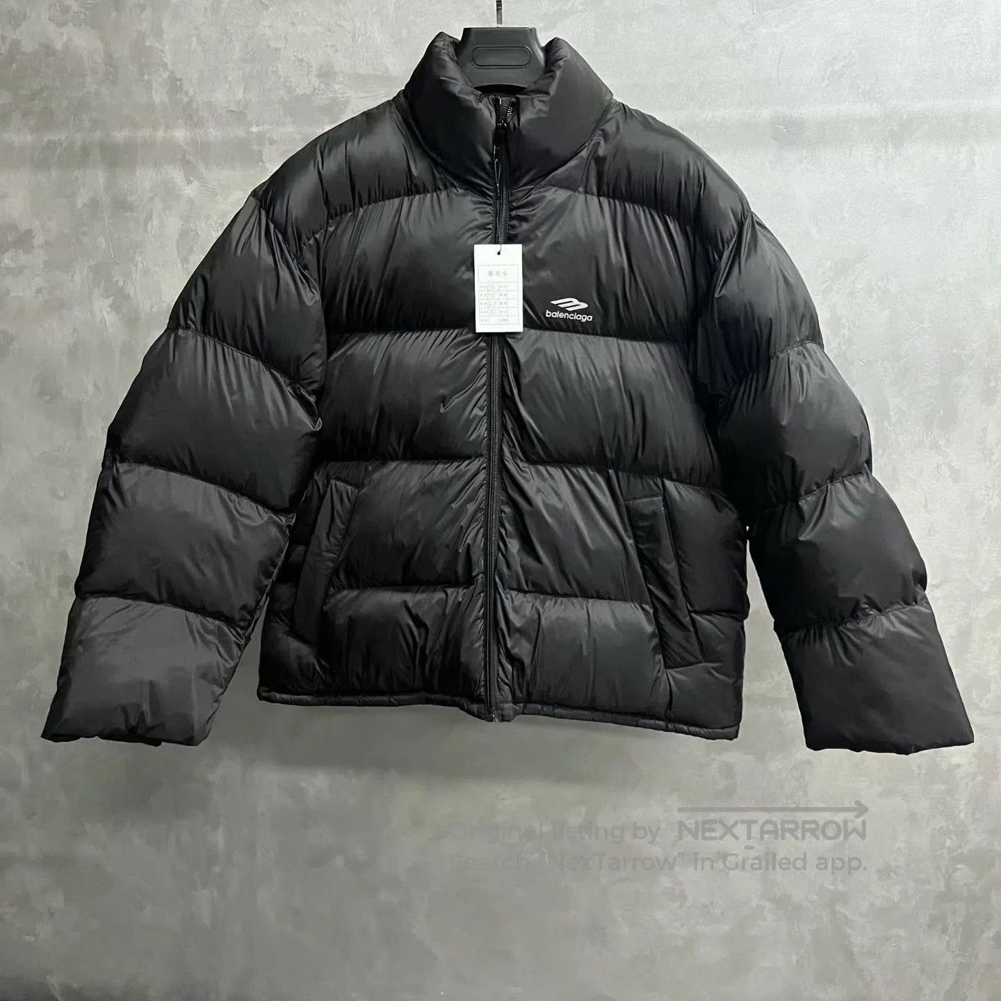 Balenciaga Balenciaga Black Logo Zip Jacket. Size XS / US 0-2 / IT 36-38 - 1 Thumbnail