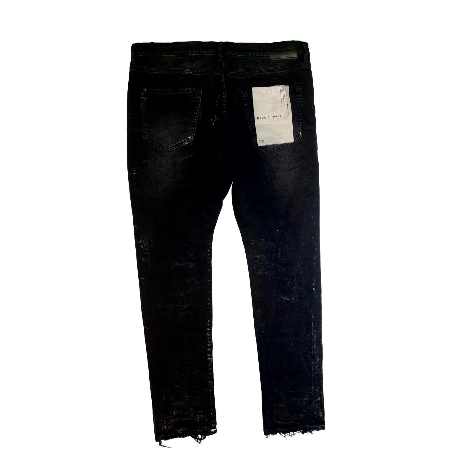 Purple Brand Purple Brand Splatter Black Jeans Size US 36 / EU 52 - 2 Thumbnail