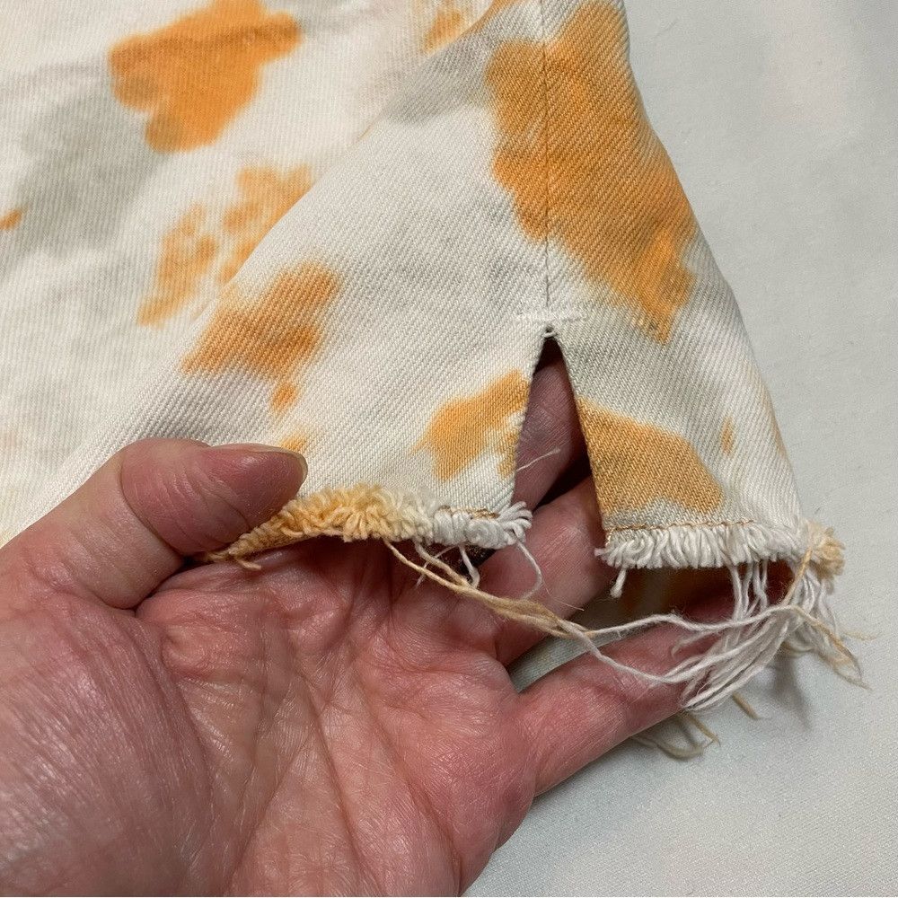 Hudson Hudson Denim Hana Shorts Grey Orange Tie Dye Size 30 Size 30" / US 8 / IT 44 - 5 Thumbnail