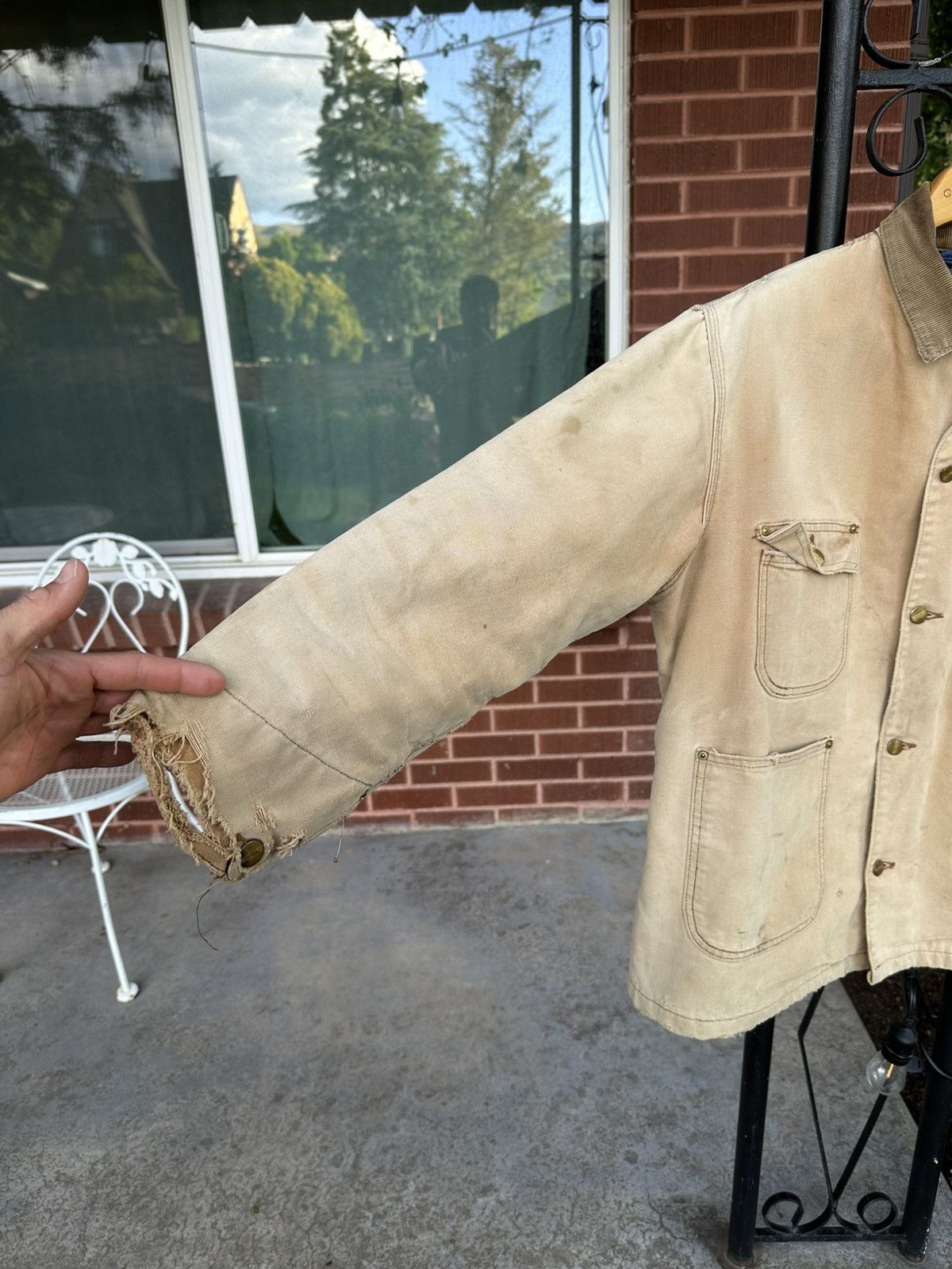 Carhartt Vintage 70s Carhartt C01 BRN Chore Coat 42 Large MADE IN USA Size US L / EU 52-54 / 3 - 2 Thumbnail