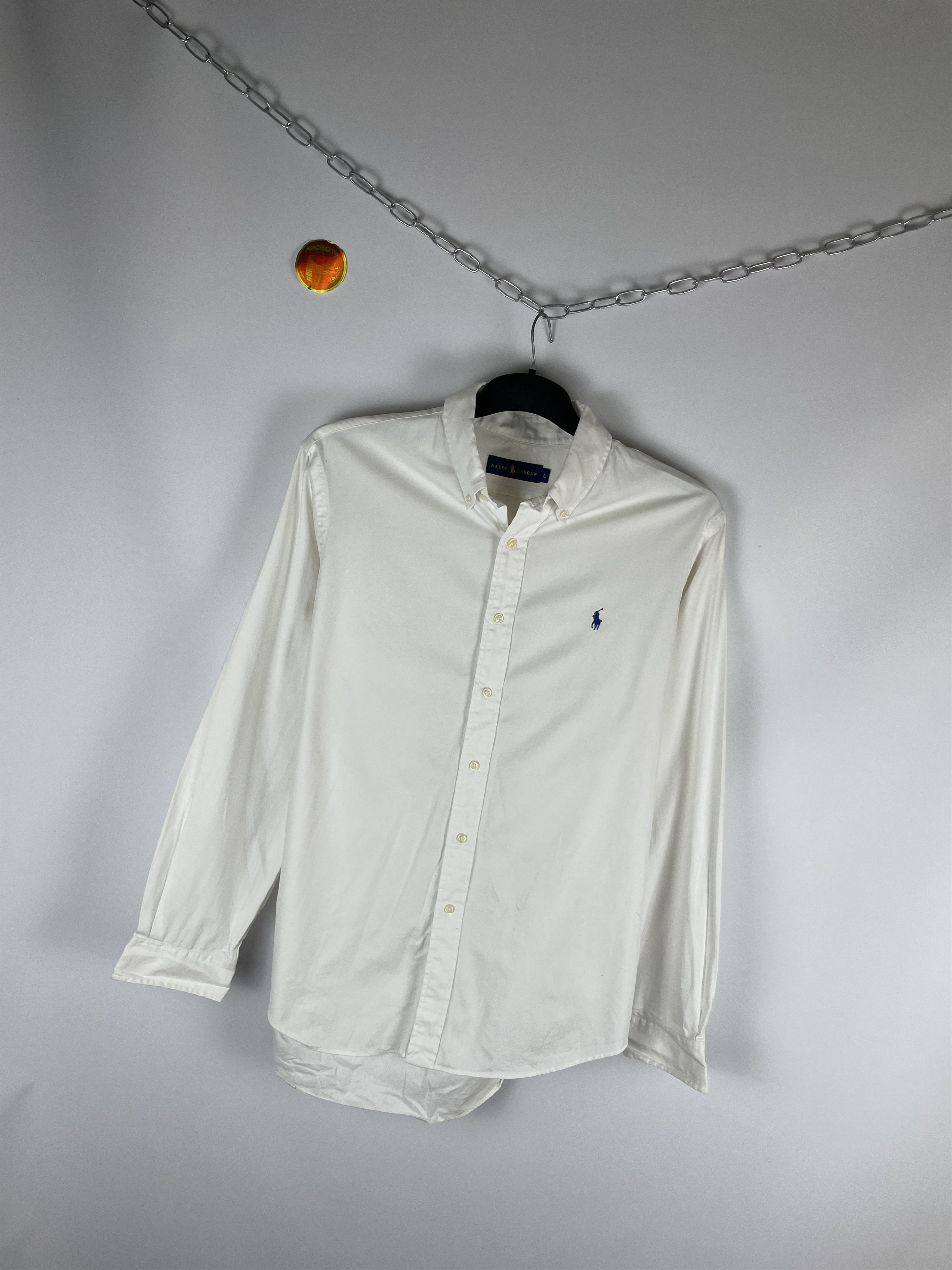 Polo Ralph Lauren × Vintage Polo Ralph Lauren Vintage Mens Shirt Size US L / EU 52-54 / 3 - 2 Thumbnail