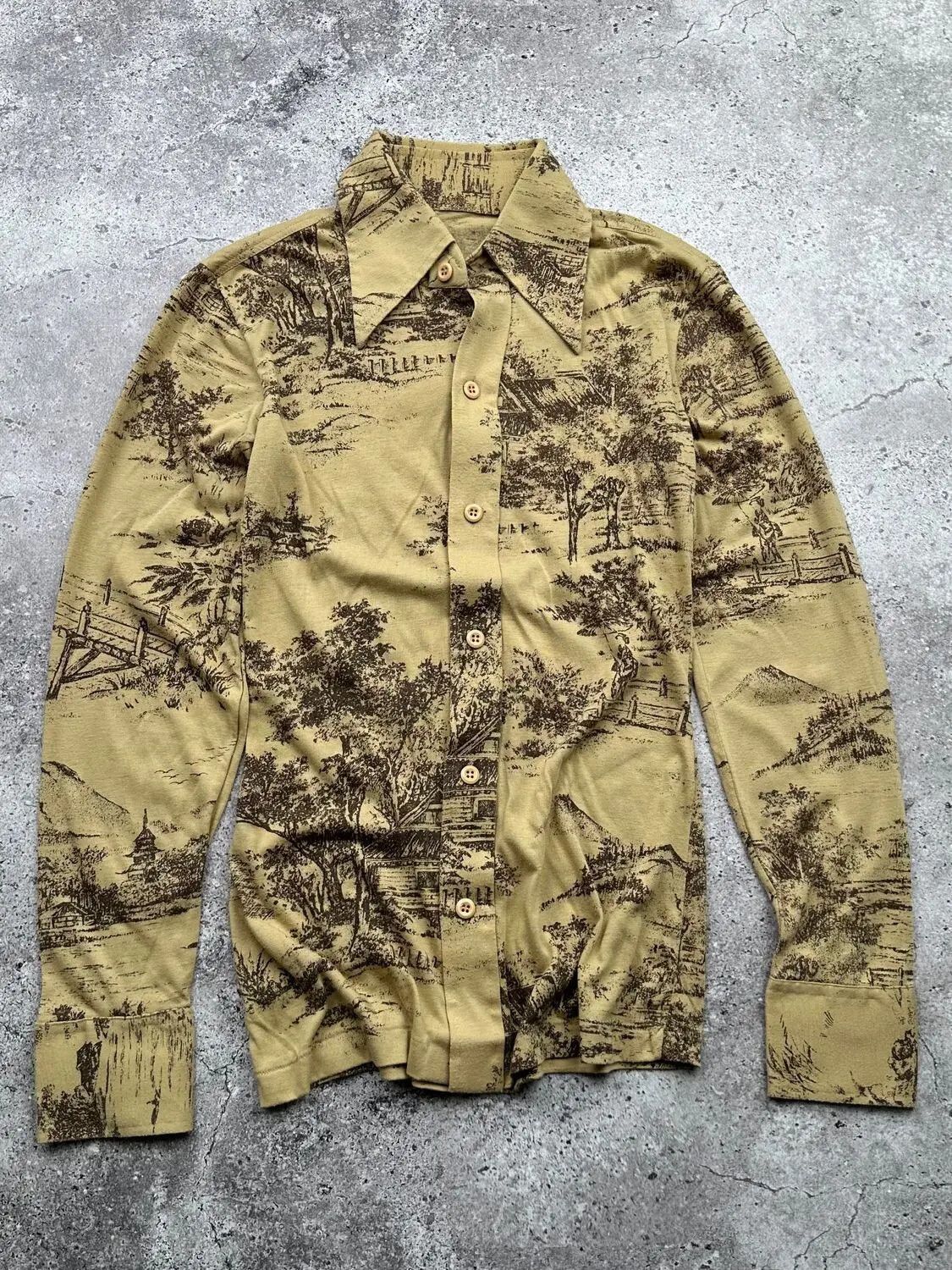 Vintage Vintage Printed Shirt C61(V453) Size M / US 6-8 / IT 42-44 - 1 Thumbnail