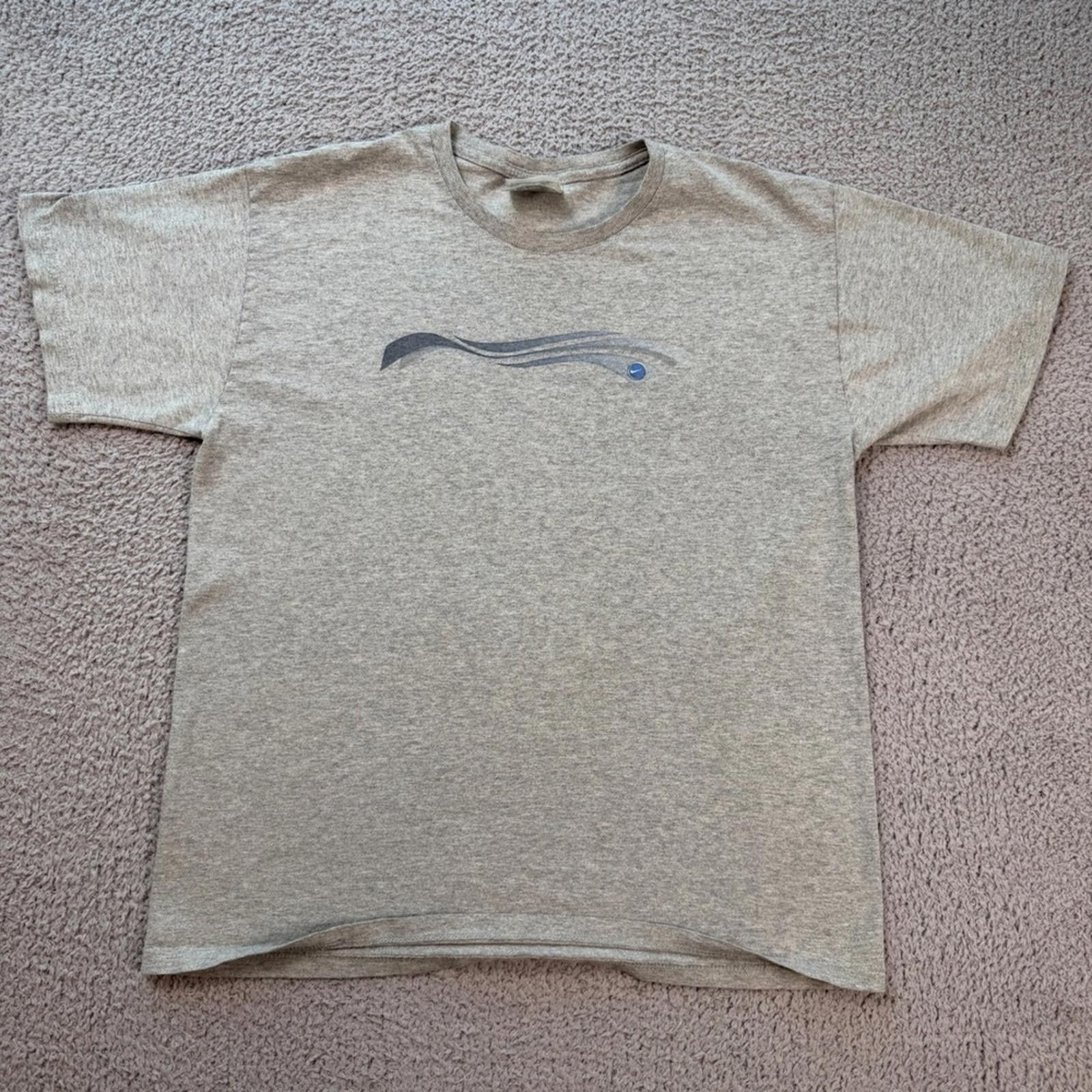 Nike Vintage Nike TN Air Max Plus T Shirt Gray Y2K Swoosh Logo Size US XL / EU 56 / 4 - 1 Thumbnail