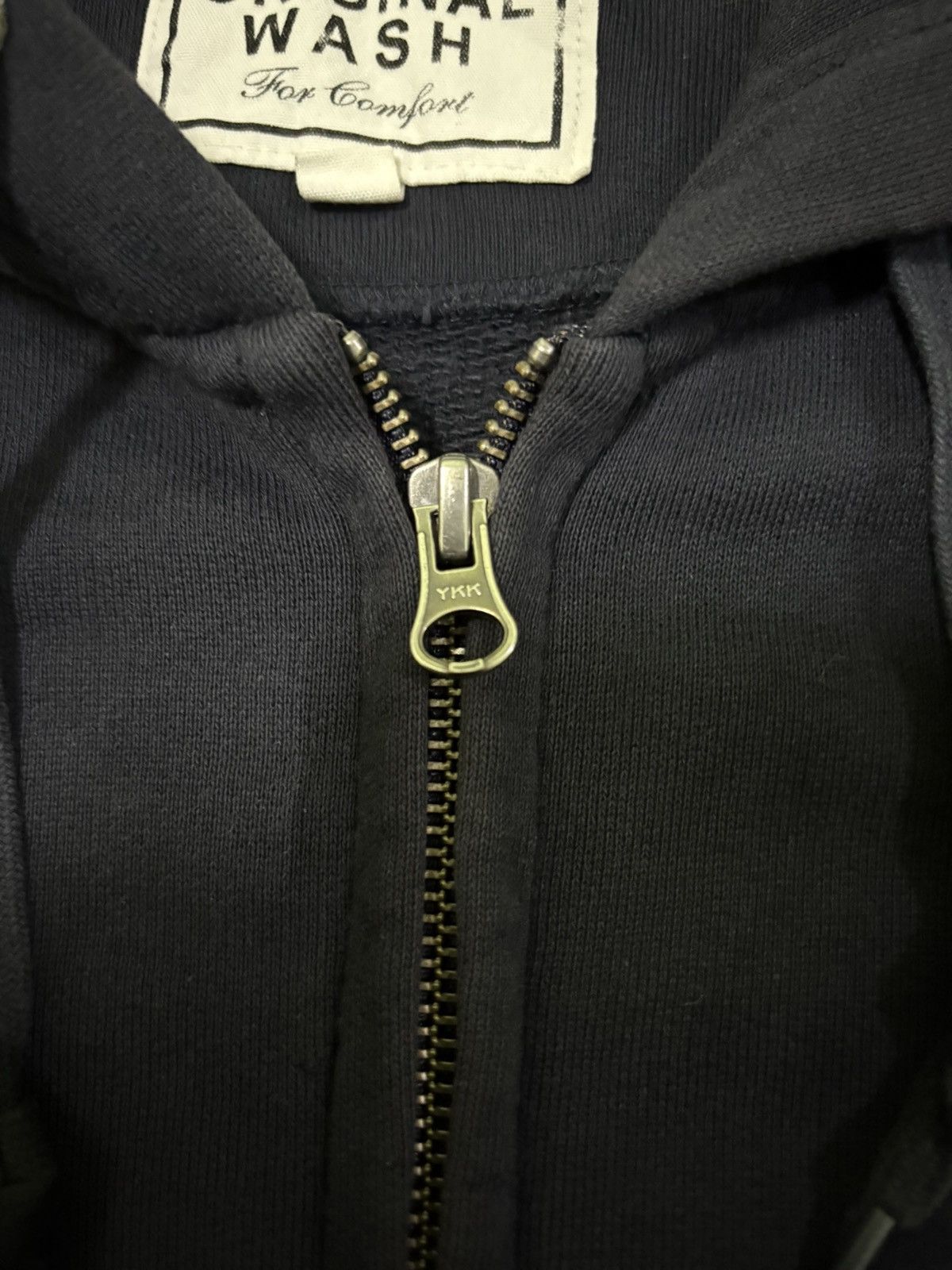 Uniqlo Uniqlo Original Wash Zip Hoodie Jacket Size US L / EU 52-54 / 3 - 13 Thumbnail