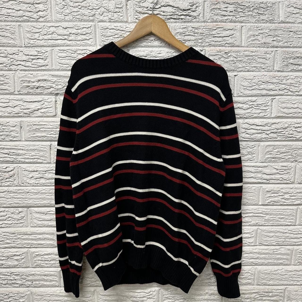 St. Johns Bay × Vintage Vintage St. John’s Bay Striped Sweater Large 100% Cotton Size US L / EU 52-54 / 3 - 1 Thumbnail