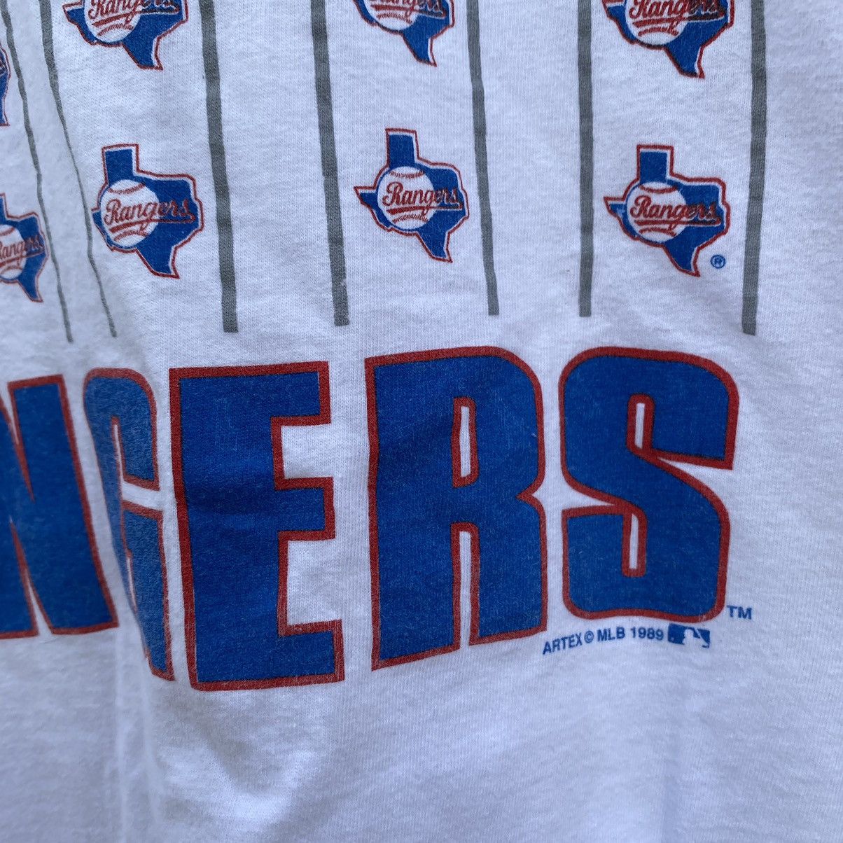 Other Vintage 1996 Texas Rangers MLB Shirt XL White Single Stitch Size US XL / EU 56 / 4 - 3 Thumbnail