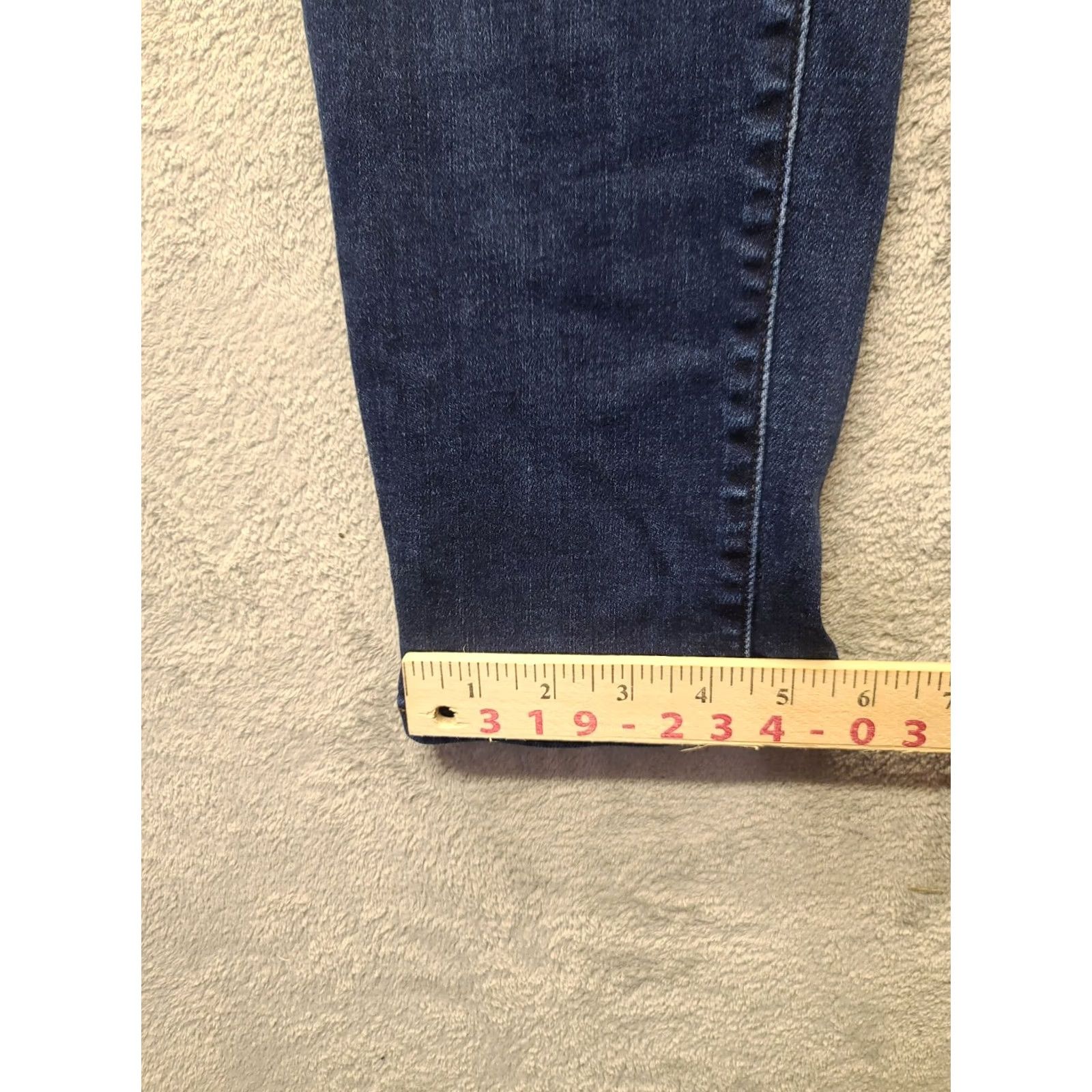 Vintage Judy Blue Jeans Slim Fit High Rise 11 Womens Boot Cut Blue Denim Comfort Distressed Spandex Size 30" / US 8 / IT 44 - 7 Thumbnail