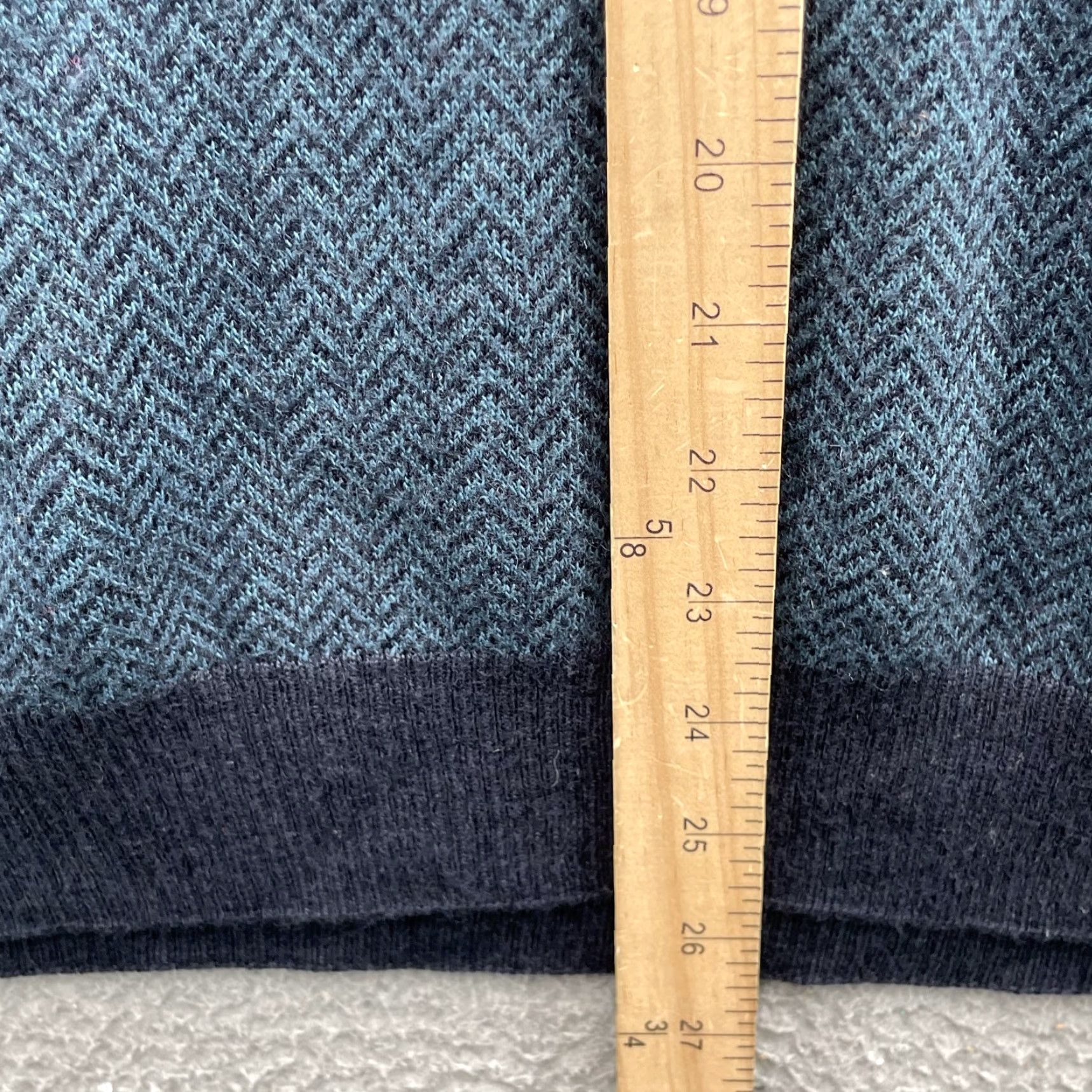 Vintage Florence Tricot Wool Sweater Mens XL Blue Fisherman Academia Cabin Preppy Office Size US XL / EU 56 / 4 - 6 Thumbnail