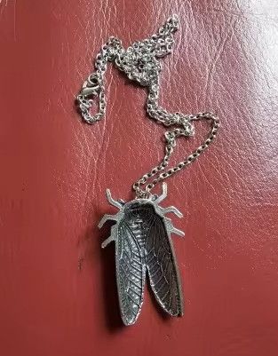 Japanese Brand Retro Metal Insect Cicada Pendant Necklace Size ONE SIZE - 5 Thumbnail