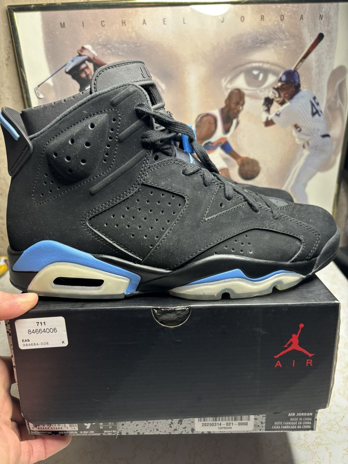 Jordan Brand Jordan Retro 6 ‘unc’ Size US 9.5 / EU 42-43 - 1 Thumbnail
