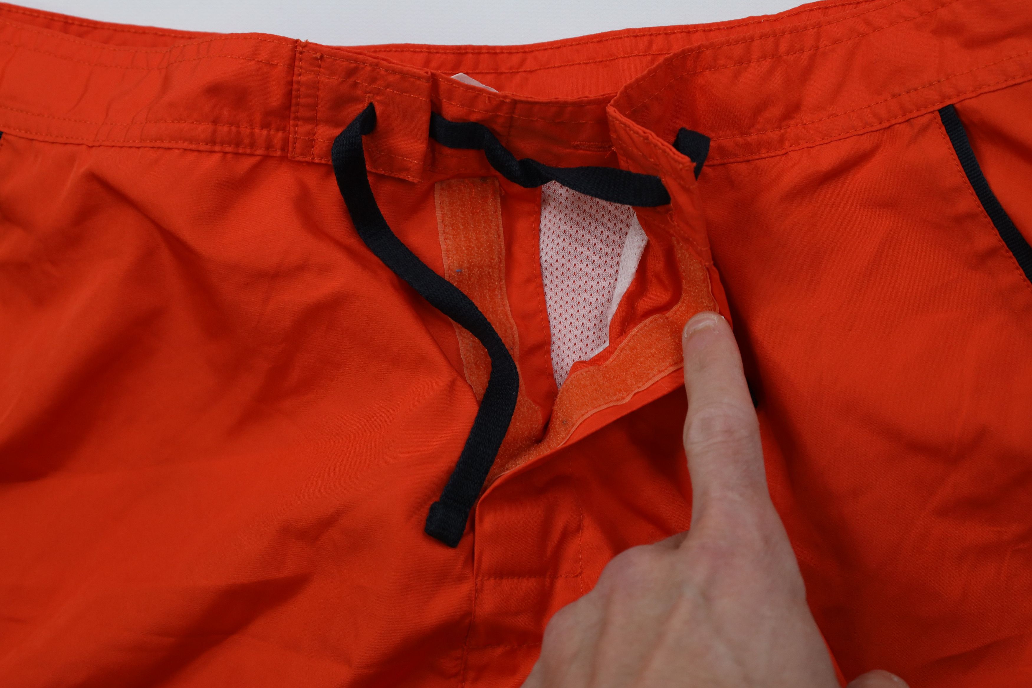 J.Crew Vintage 90s J Crew Above Knee Shorts Swim Trunks Orange Size US 34 / EU 50 - 6 Thumbnail