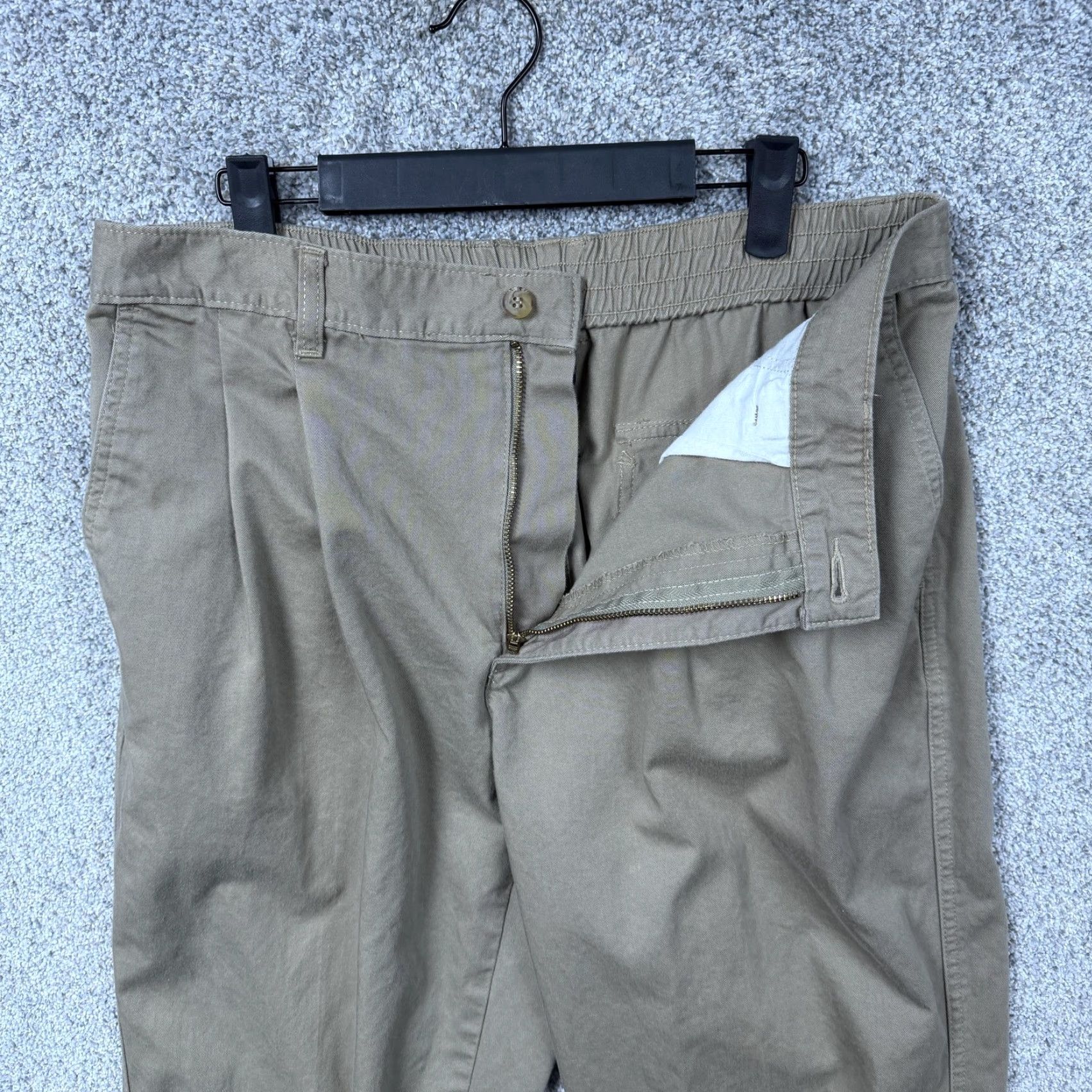 Vintage VINTAGE Scandia Woods Pants Mens 34x28 Khaki Pleated Workwear 90s Retro Canvas Cotton Size US 34 / EU 50 - 6 Thumbnail