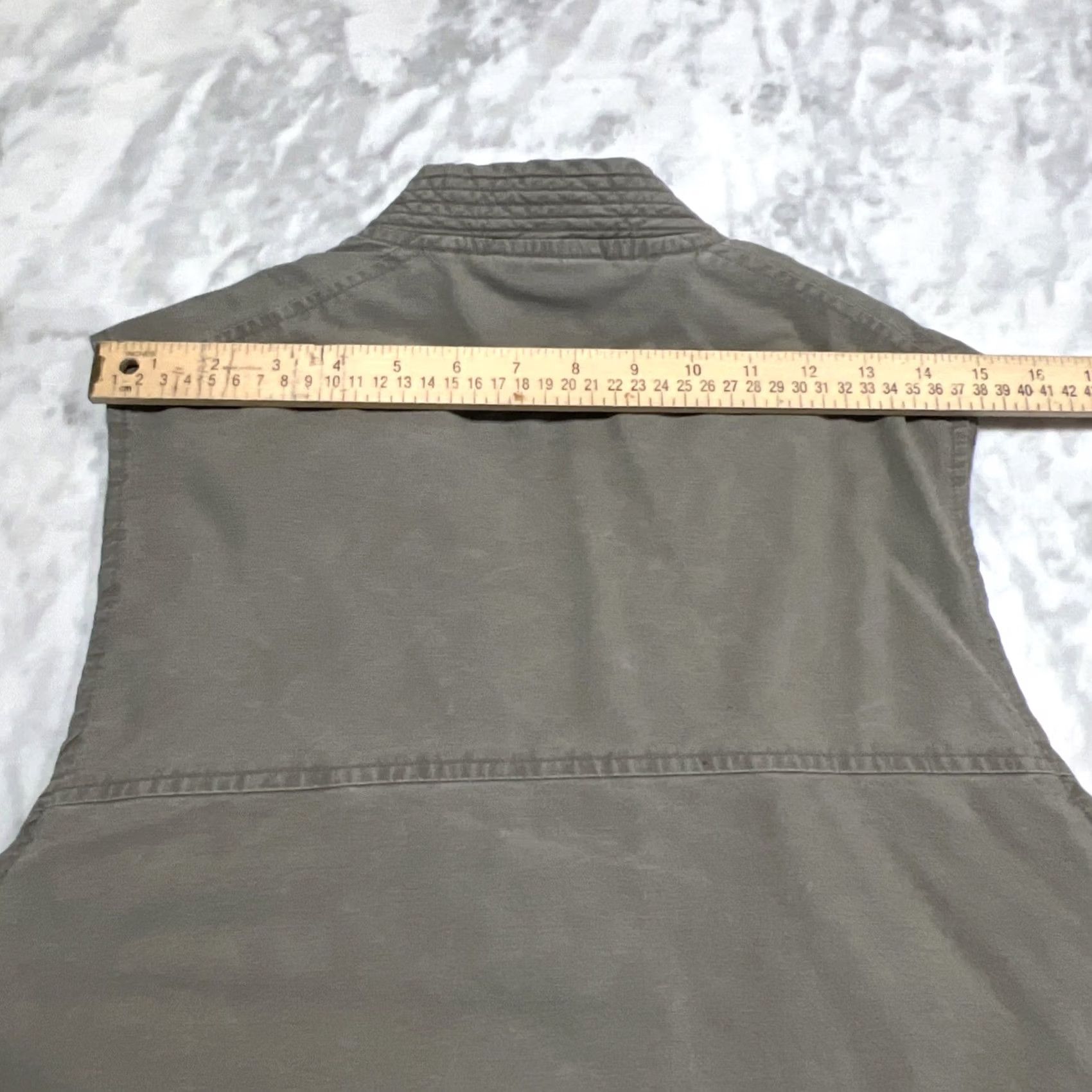 Vintage VINTAGE LL Bean Womens M Green Cotton Tropics Weights Vest Fishing Safari Multi Pockets Size M / US 6-8 / IT 42-44 - 6 Thumbnail