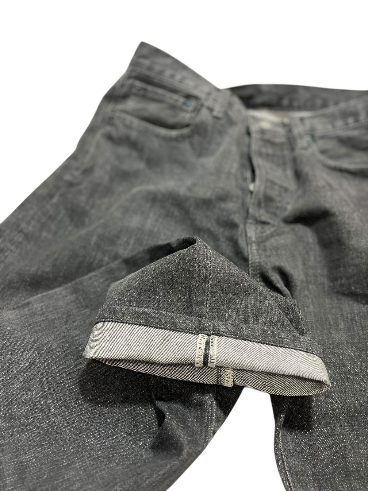 Designer × Japanese Brand × Vintage TABLOID NEWS JAPANESE BRAND NON SELVEDGE JEANS Size US 32 / EU 48 - 6 Thumbnail