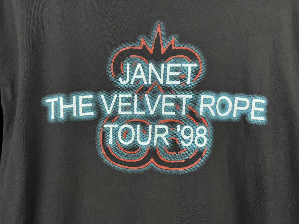 Michael Jackson Janet Jackson The Velvet Rope Tour 1998 Vintage T-Shirt Rare Size US XL / EU 56 / 4 - 15 Thumbnail