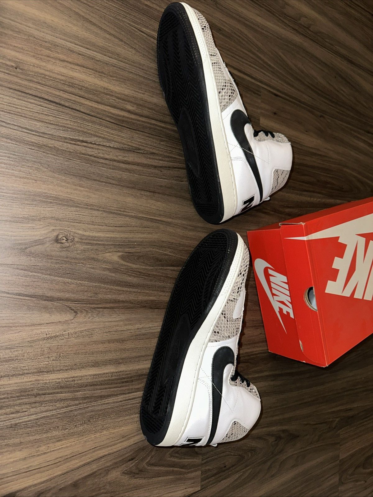 Nike Nike Terminator High Cocoa Snake FB1318-100 - Men’s Size 12 Size US 12 / EU 45 - 3 Thumbnail