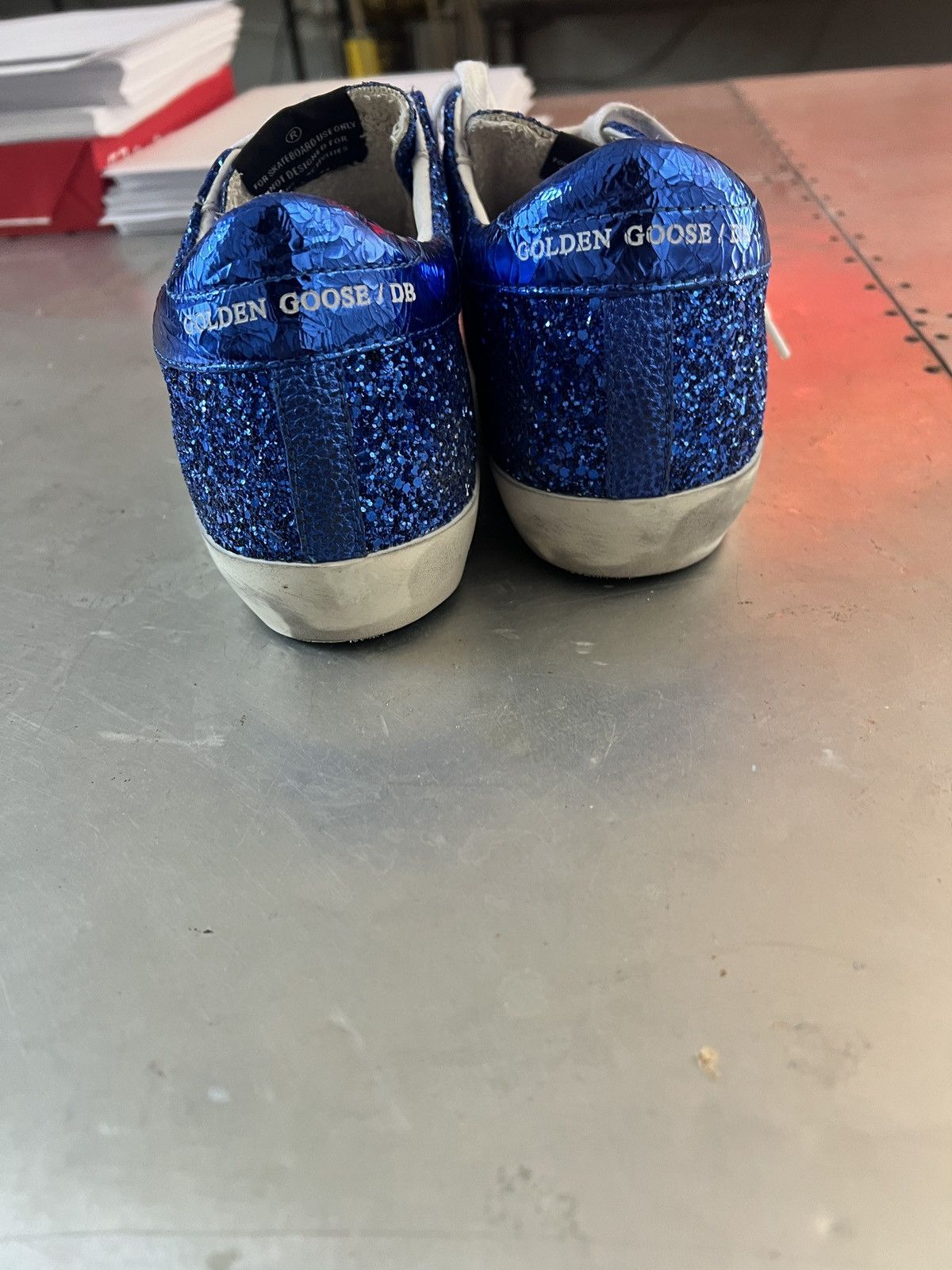 Golden Goose Womens golden goose superstar sneakers Size US 5 / IT 35 - 4 Thumbnail