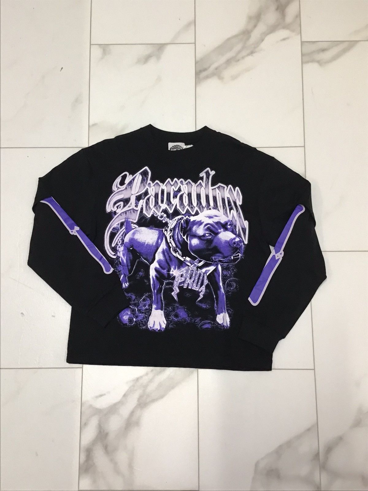 Other Paradox "DOG PENDANT" LAYERED LONG-SLEEVE TEE Size US L / EU 52-54 / 3 - 1 Thumbnail