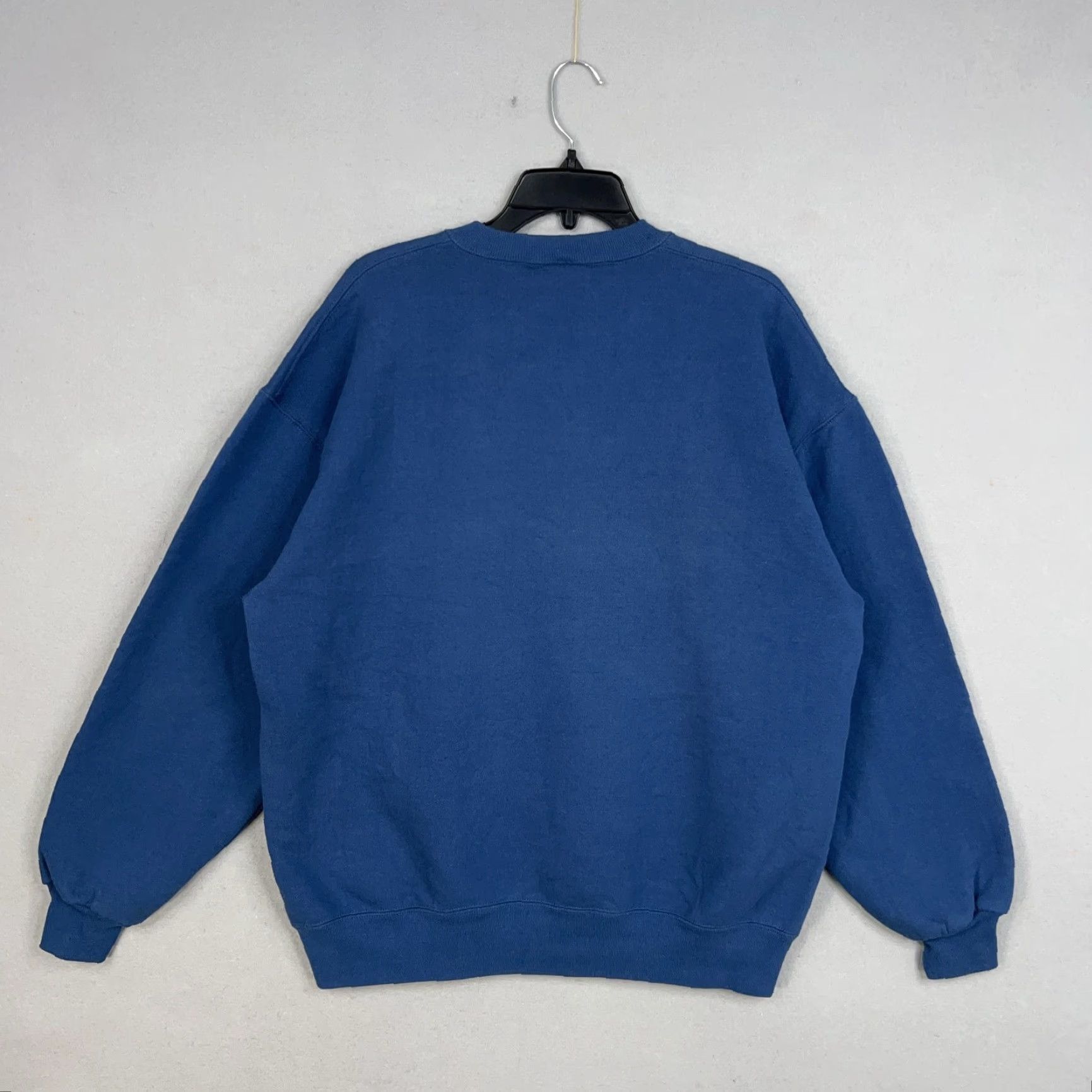 Russell Athletic VINTAGE Russell Army Sweatshirt Mens XL Blue Crewneck 50/50 Made USA 90s Pullover Sweatshirt Mens XL Blue 90s Russell Athletic Crewneck Pullover Size US XL / EU 56 / 4 - 7 Thumbnail