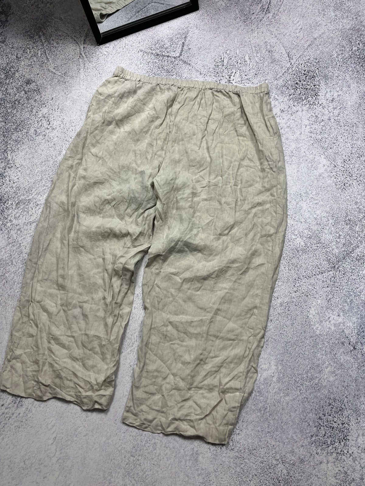 Designer Gudrun Sjoden Big Oversized Linen Pants Size US 40 / EU 56 - 8 Thumbnail