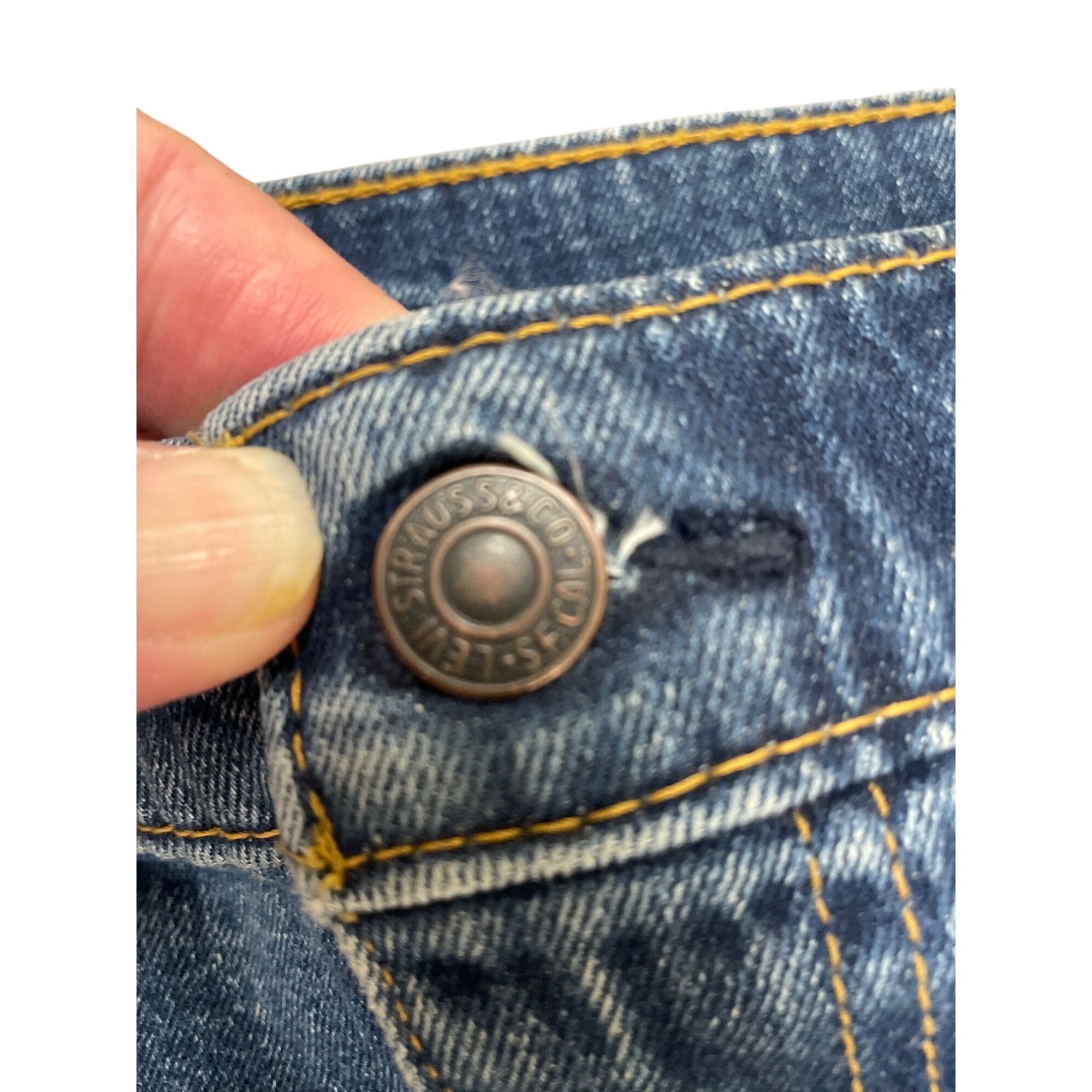 Levi's Levis 505 Mens Straight Fit Blue Denim Jeans Size 40x34 SKU Size US 40 / EU 56 - 6 Thumbnail