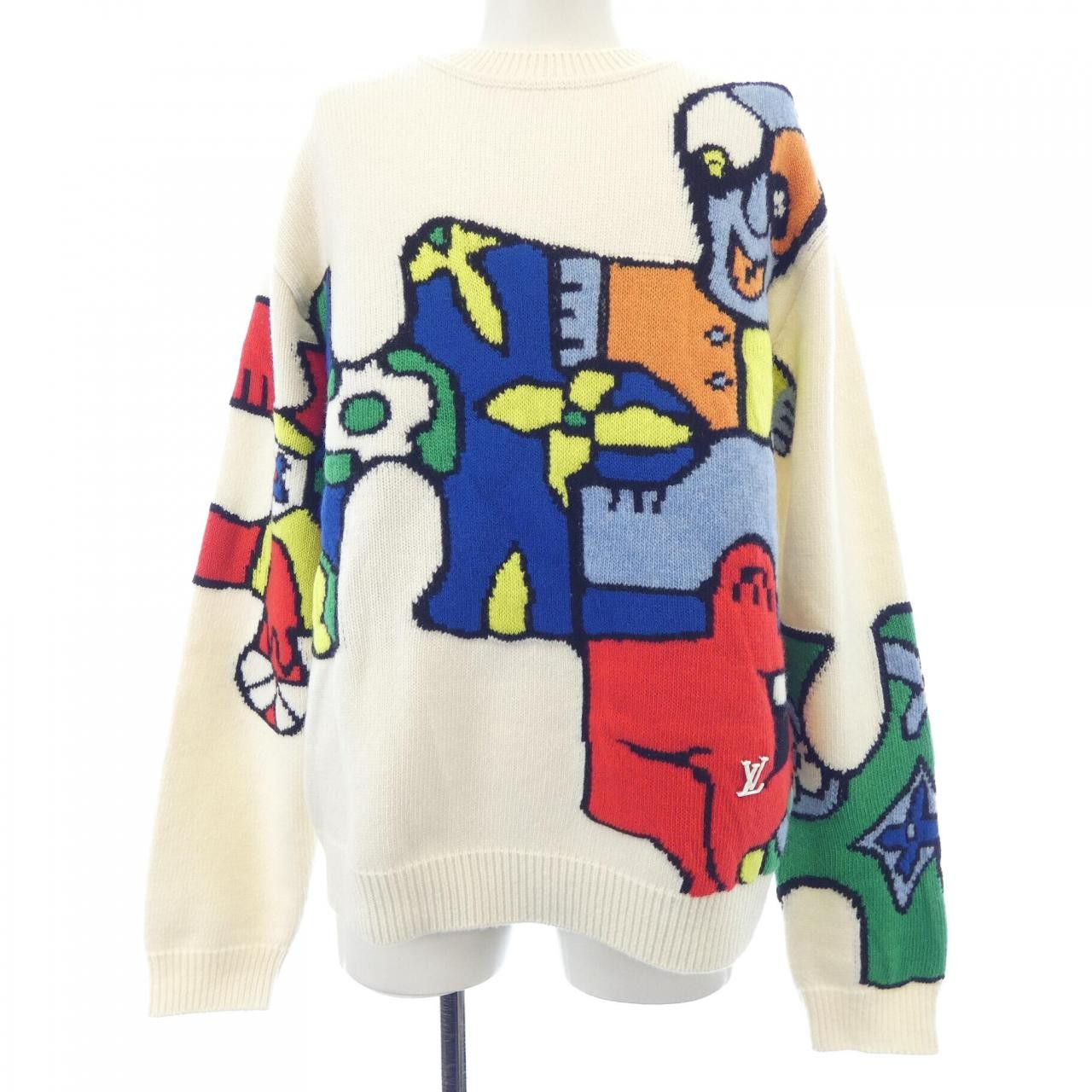 Louis Vuitton Louis Vuitton Louis Vuitton Knit Cotton Tops HON63WVW2 DUTY FREE for USA Size ONE SIZE - 1 Thumbnail