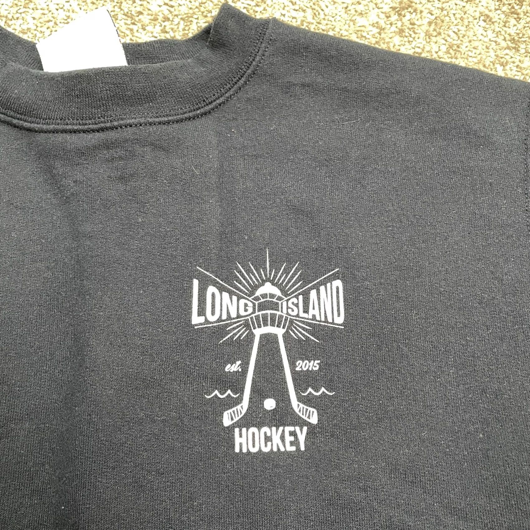 Champion Champion Eco Hockey Pullover Sweatshirt Womens S Navy Blue Logo Outdoor Size S / US 4 / IT 40 - 5 Thumbnail